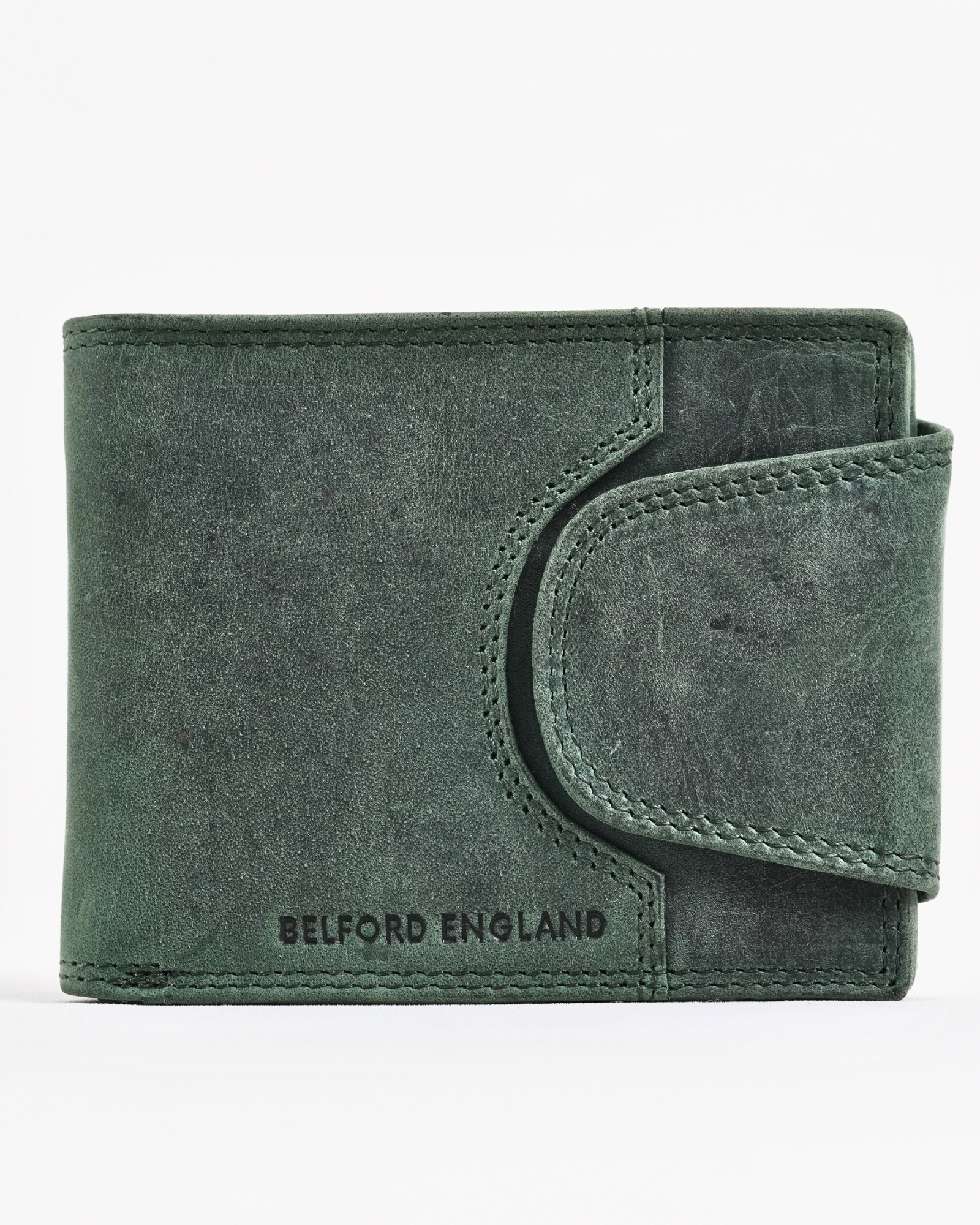 Derby - Men’s Original Leather Wallet (Rugged Green)