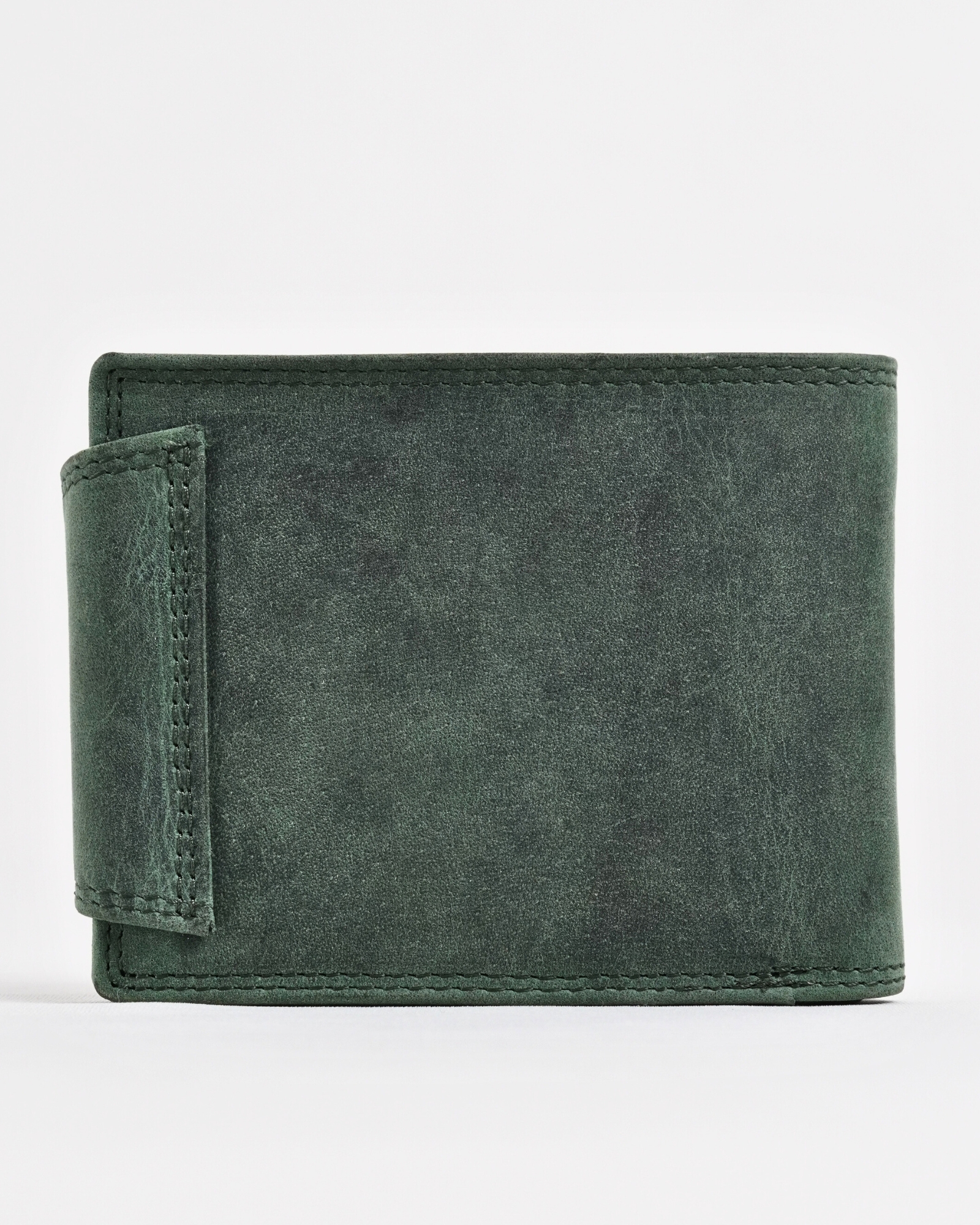 Derby - Men’s Original Leather Wallet (Rugged Green) - Image 2