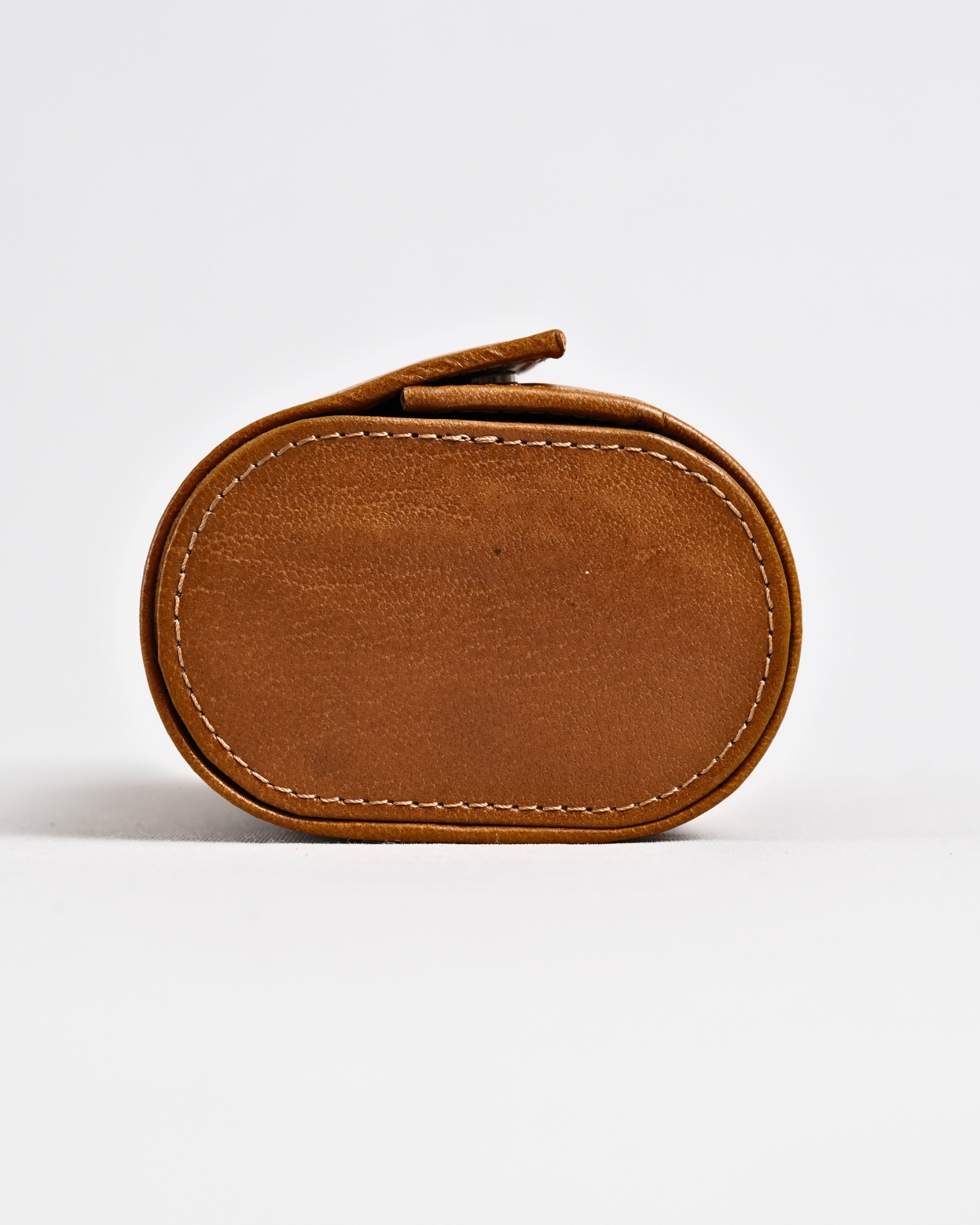 Bulgaria – Hand Crafted Original Leather Watch Box (3 Slots, Rich Tan) - Image 3