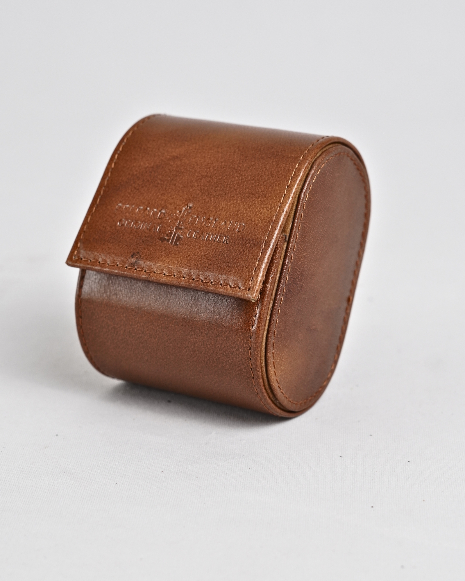 Bulgaria – Hand Crafted Original Leather Watch Box (Rich Brown) - Image 6