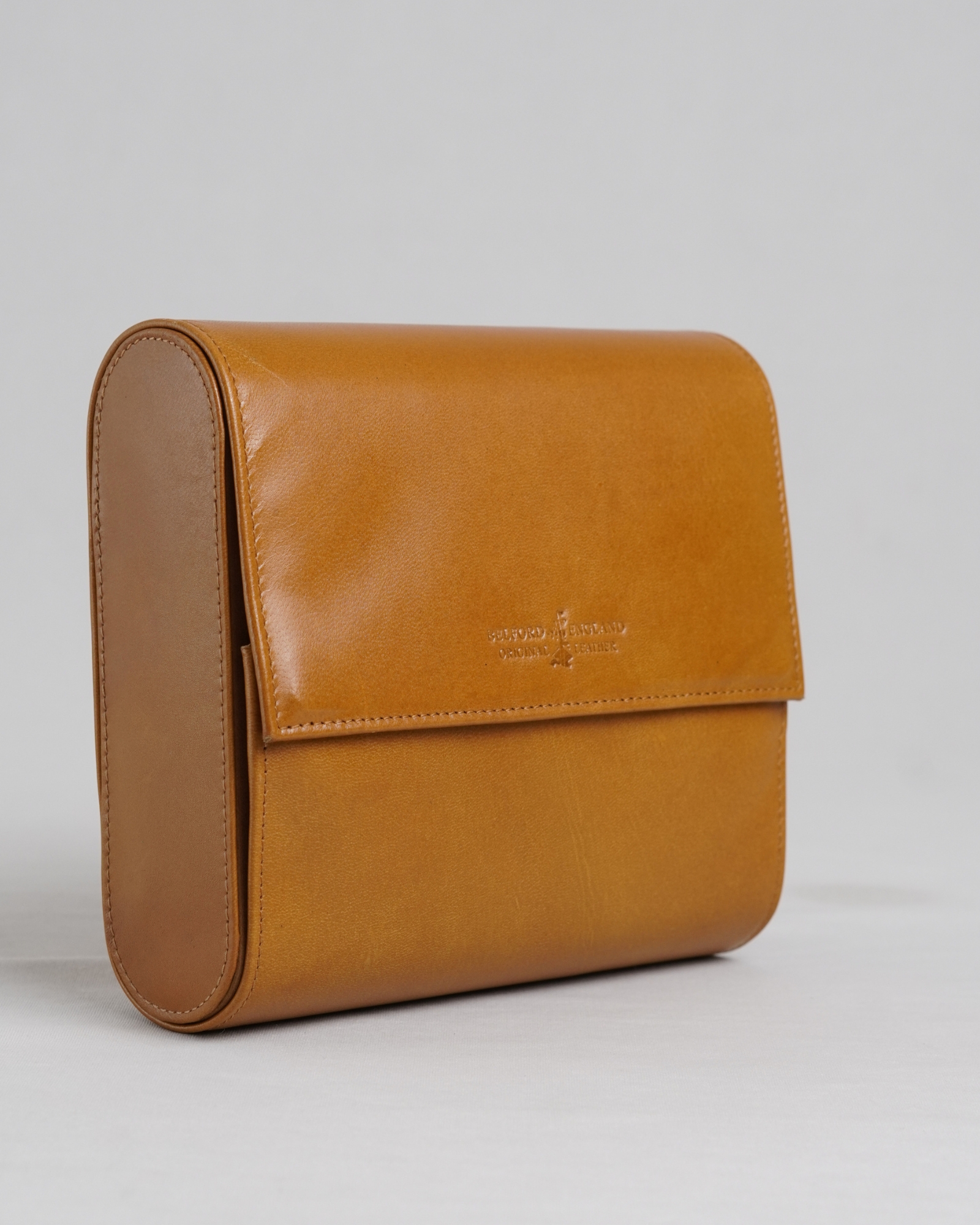 Bulgaria – Hand Crafted Original Leather Watch Box (6 Slots, Rich Tan) - Image 5