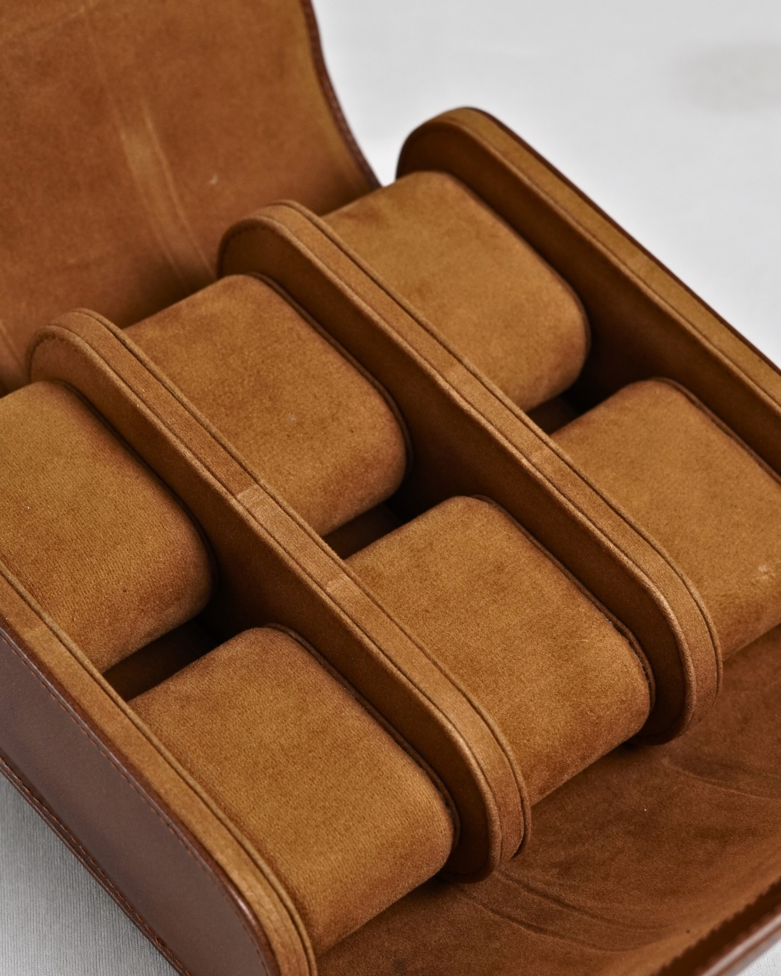 Bulgaria – Hand Crafted Original Leather Watch Box (6 Slots, Rich Brown) - Image 7