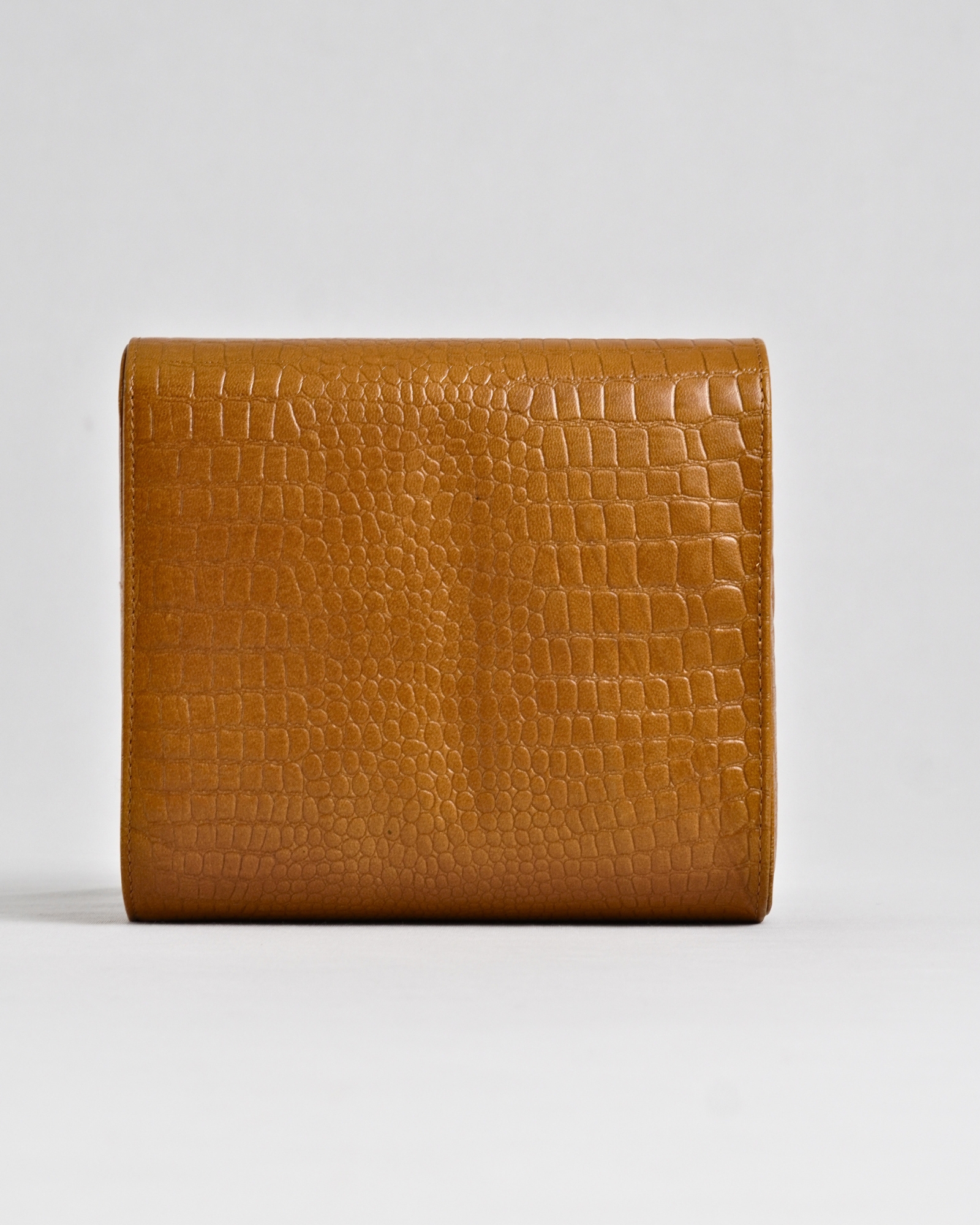 Bulgaria – Hand Crafted Original Leather Watch Box (6 Slots, Croco Tan) - Image 4