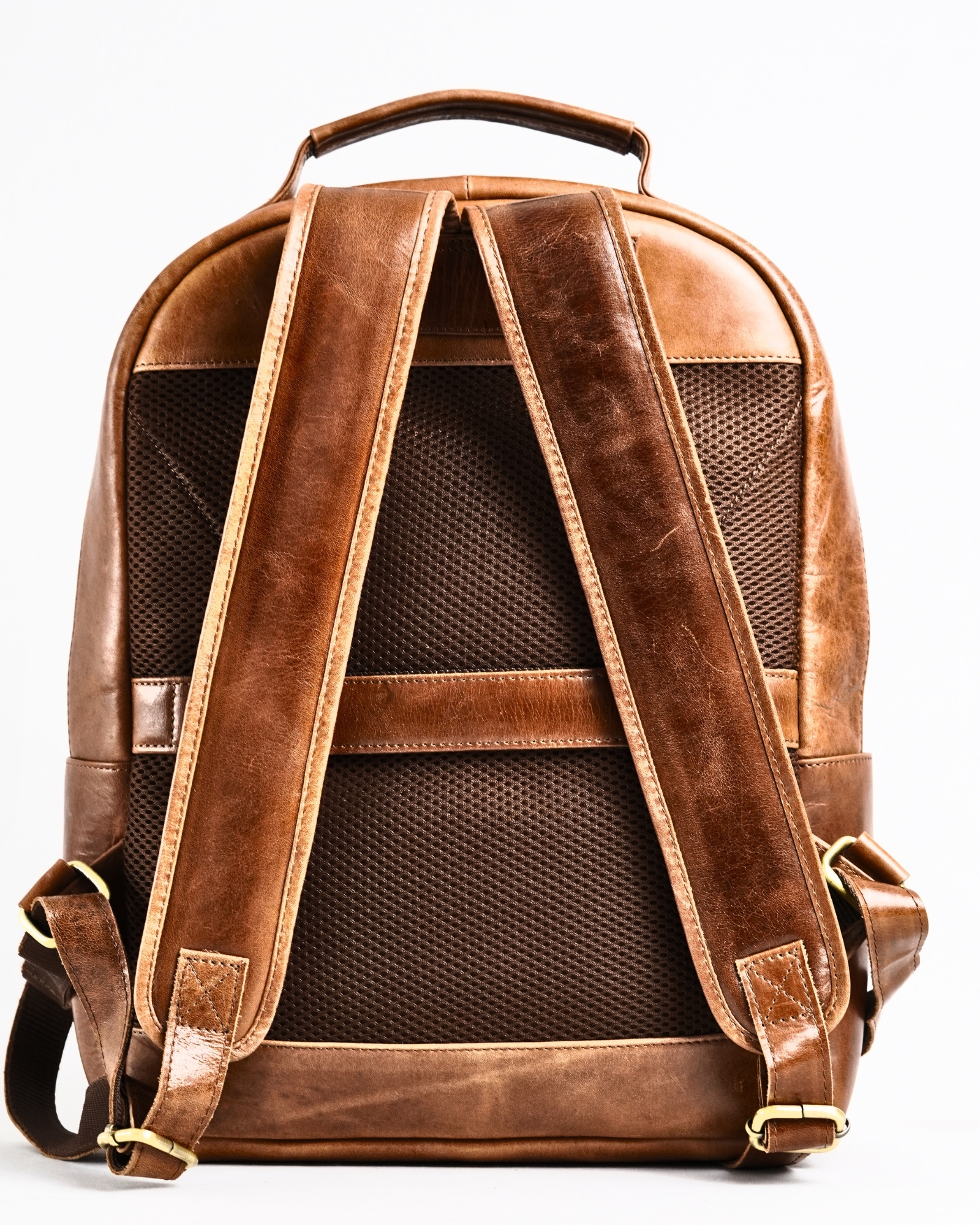 Vintage Pro  - Original Leather Backpack (Antique Brown) - Image 2