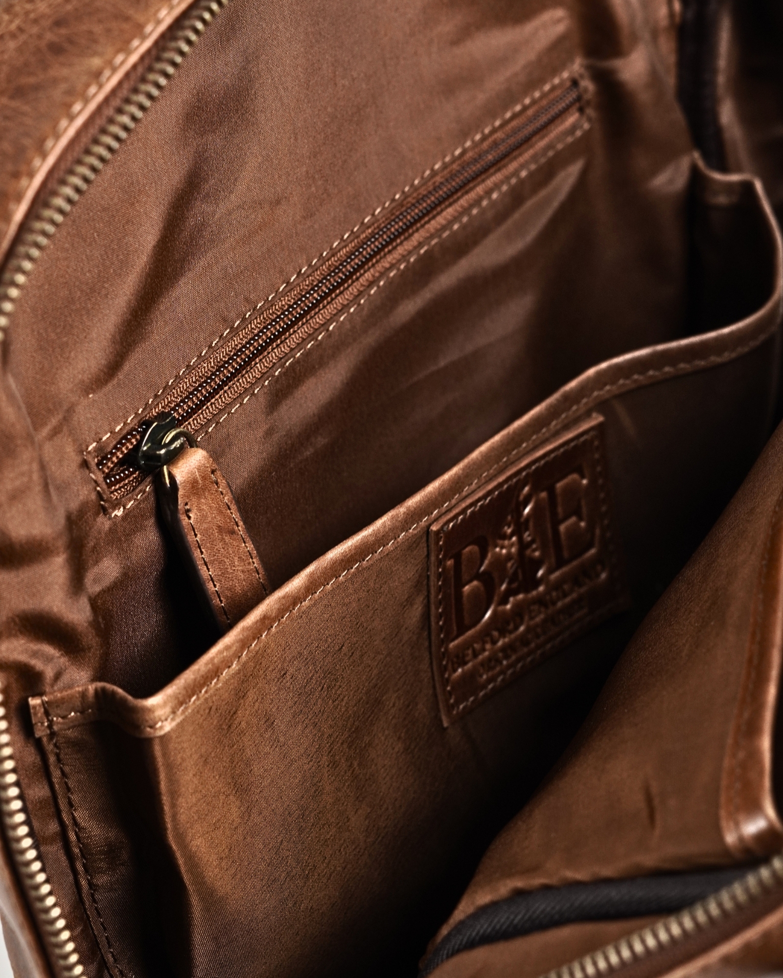 Vintage Pro  - Original Leather Backpack (Antique Brown) - Image 5