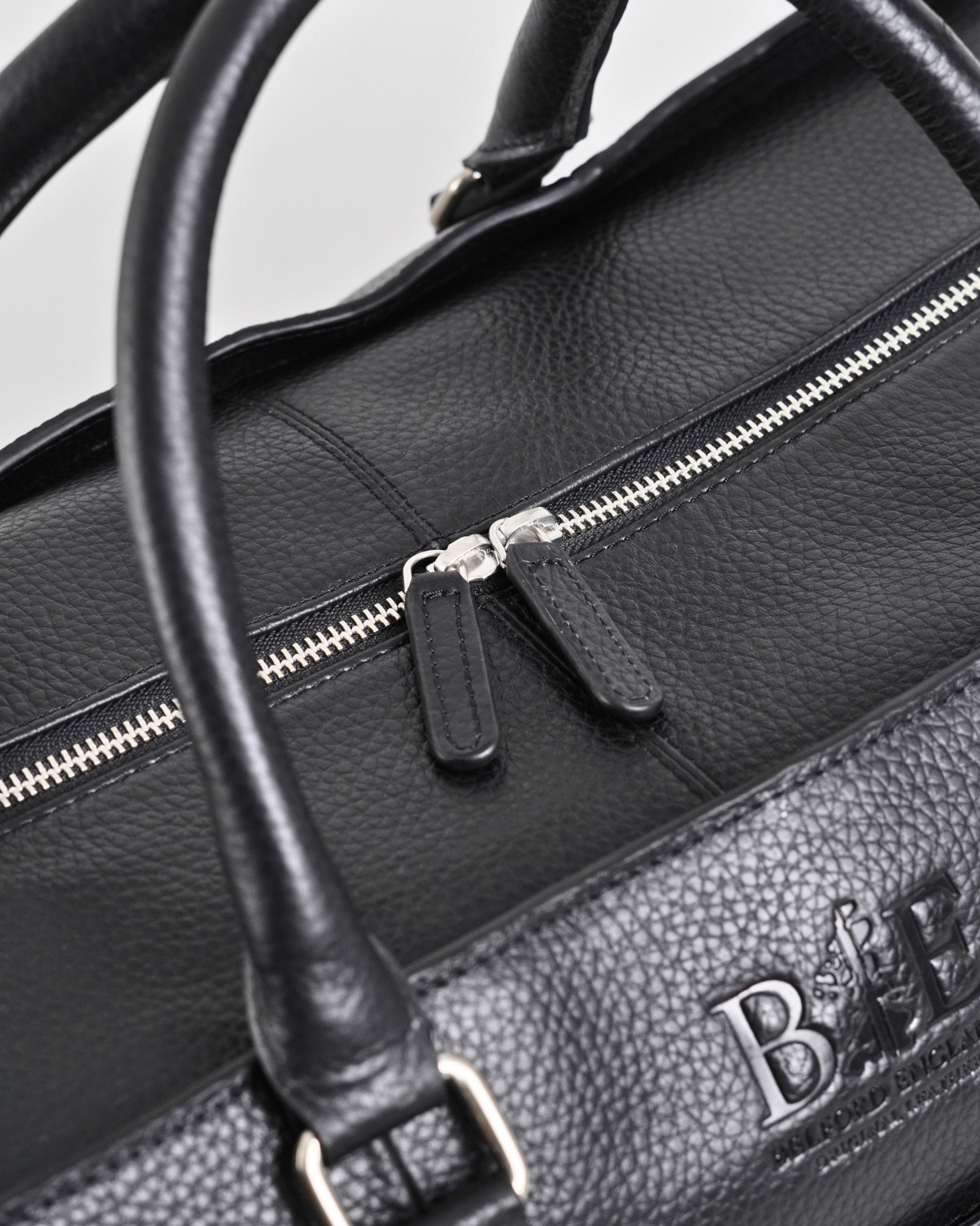 Elite Traveller - Original Leather Travel Bag (Posh Black) - Image 6