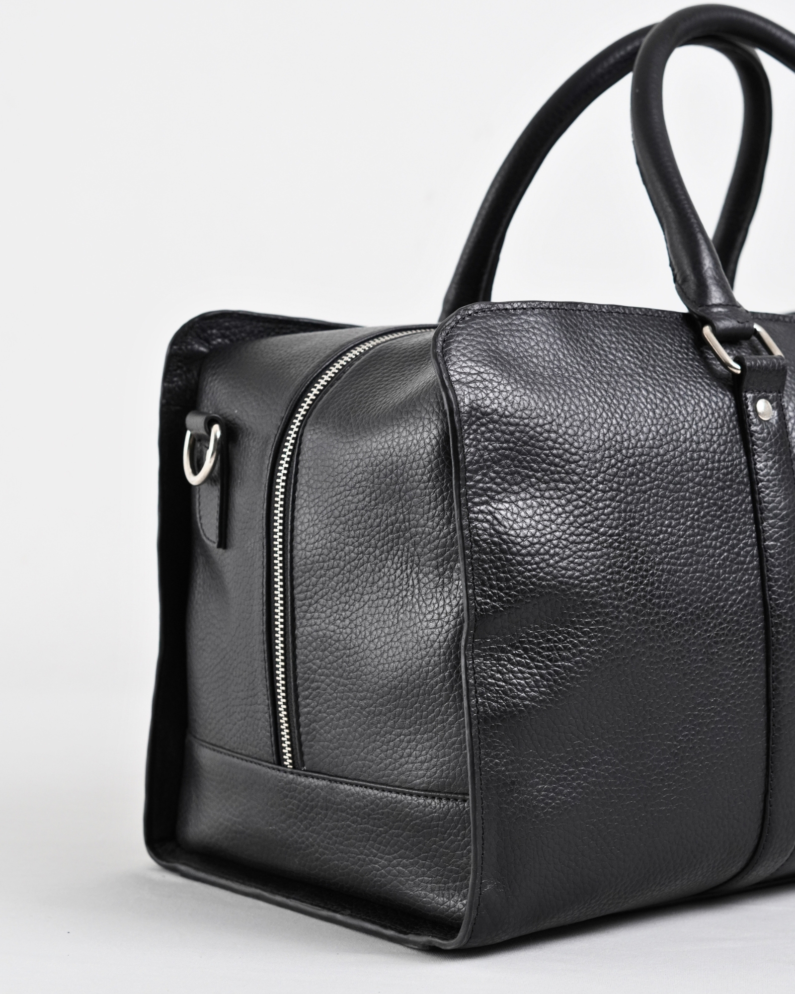 Elite Traveller - Original Leather Travel Bag (Posh Black) - Image 7