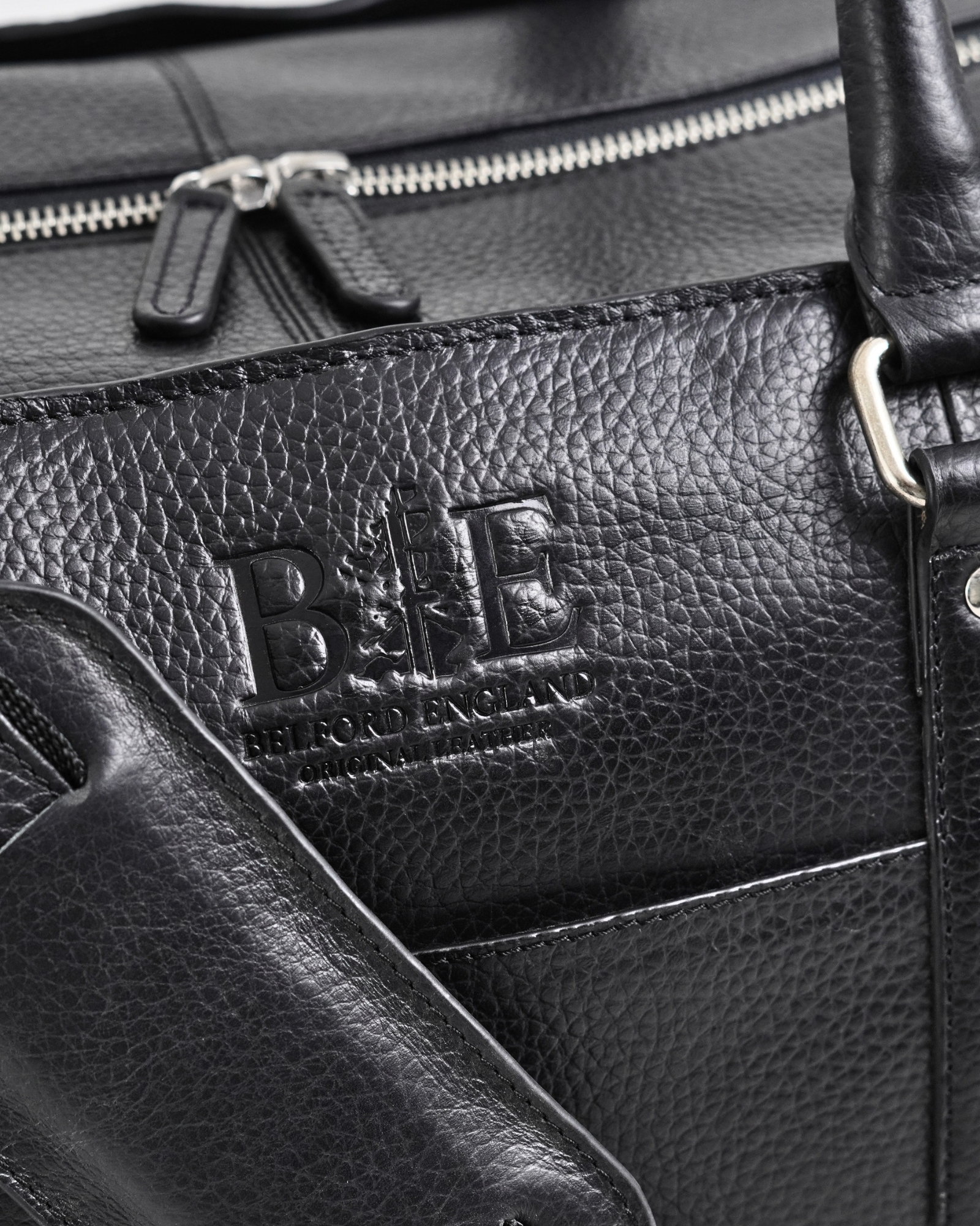 Elite Traveller - Original Leather Travel Bag (Posh Black) - Image 8