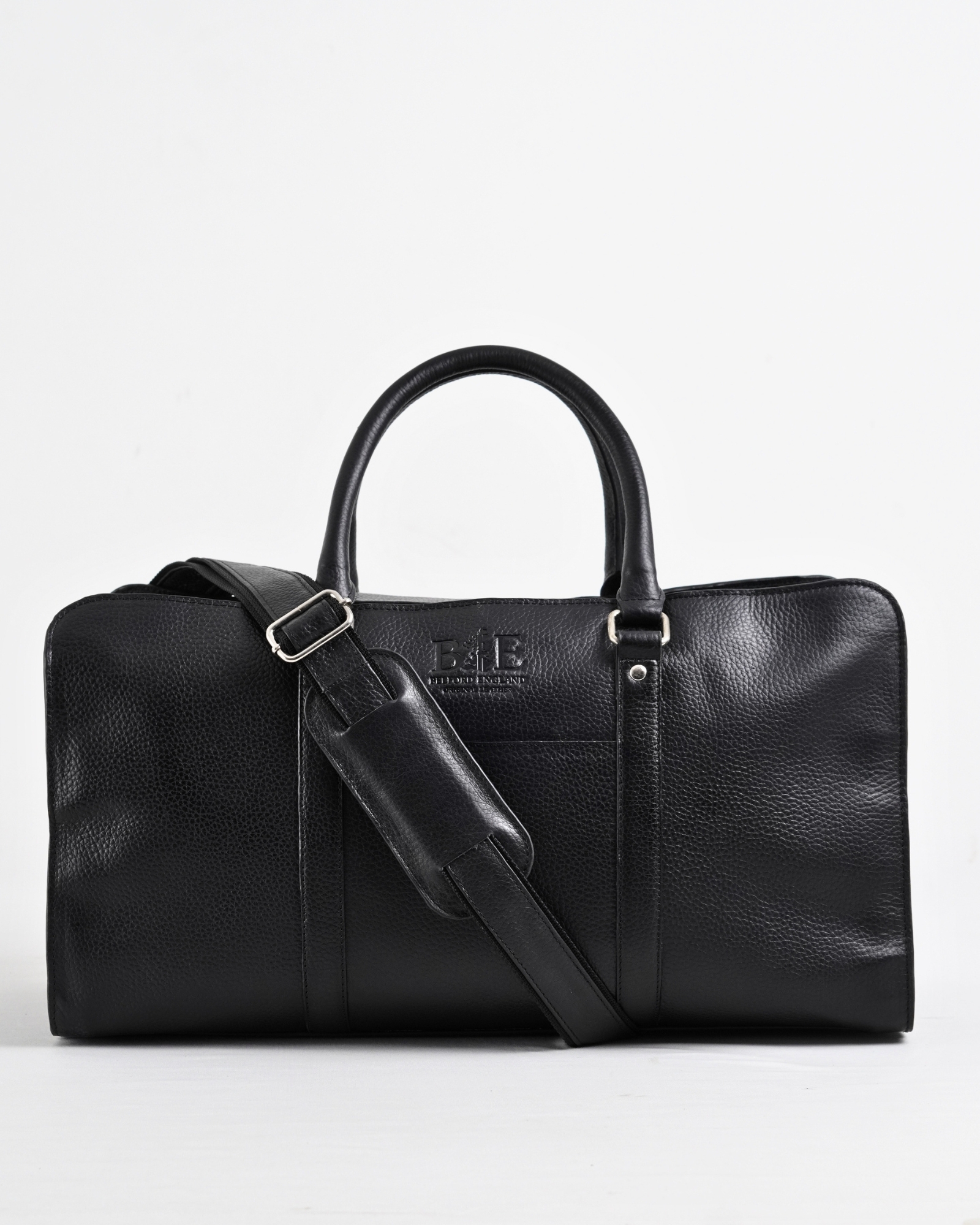 Elite Traveller - Original Leather Travel Bag (Posh Black) - Image 9