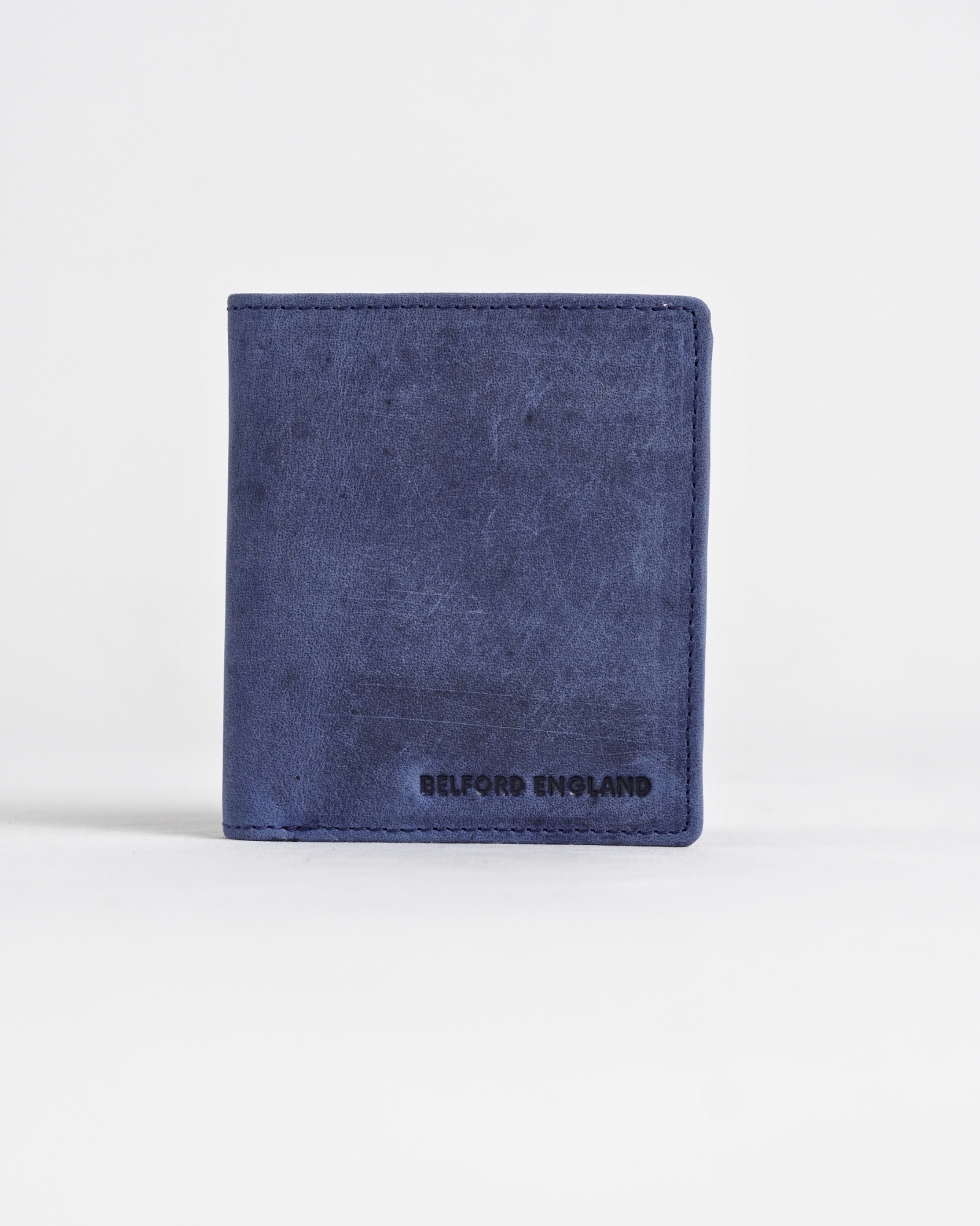 Florida (Sleek Series) - Men’s Original Leather Wallet (Rugged Blue) - Image 2