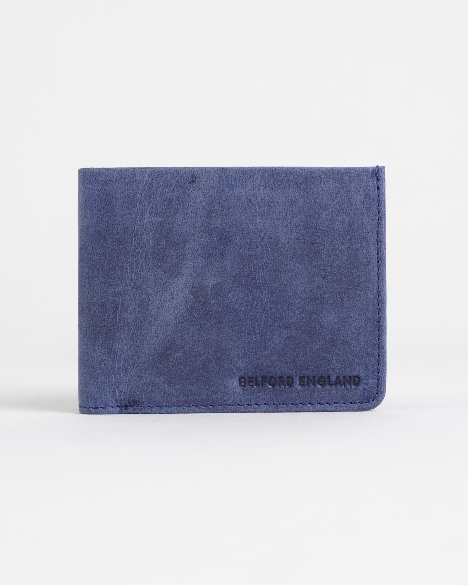Texas (Sleek Series) - Men’s Original Leather Wallet (Rugged Blue) - Image 2