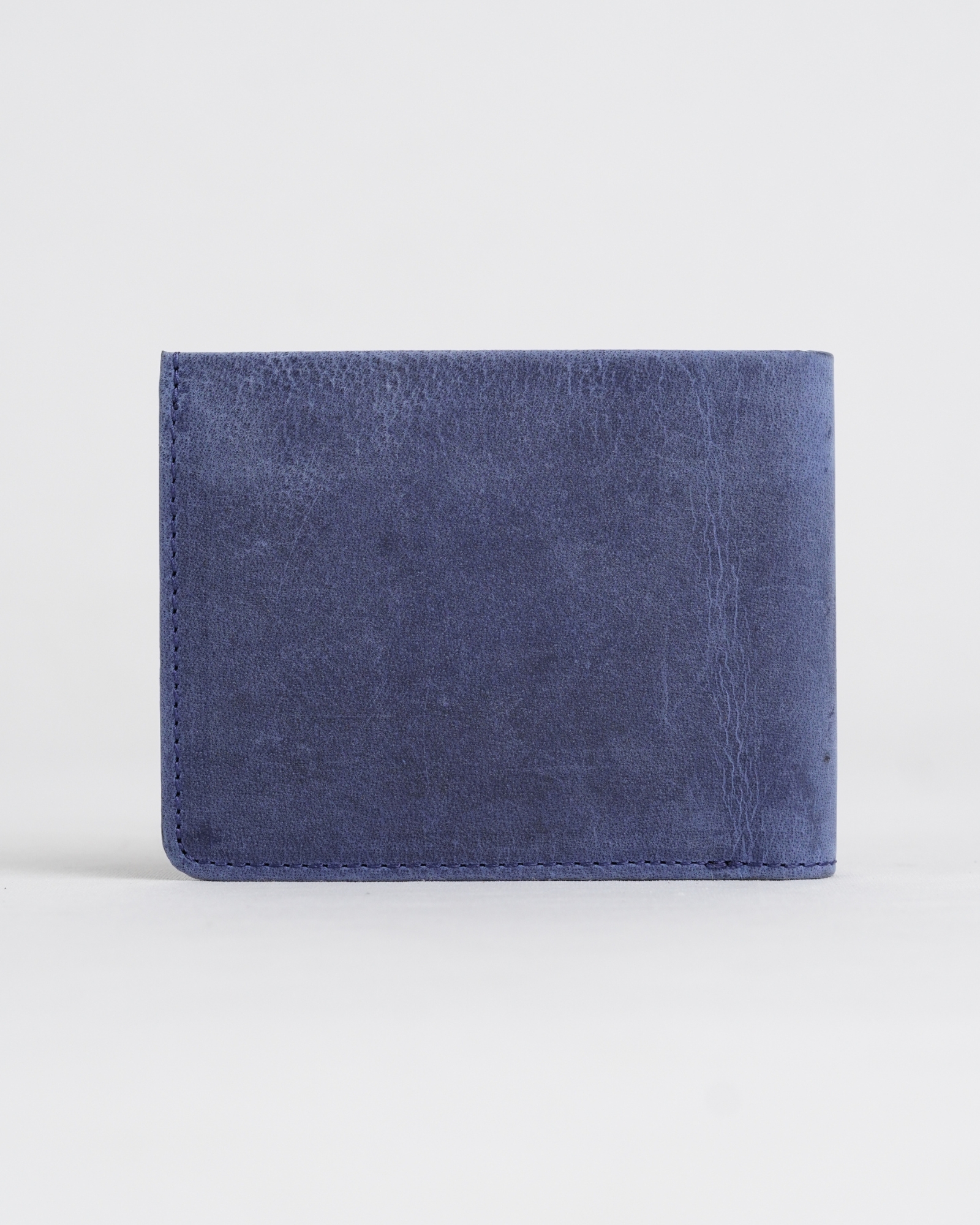 Texas (Sleek Series) - Men’s Original Leather Wallet (Rugged Blue) - Image 3