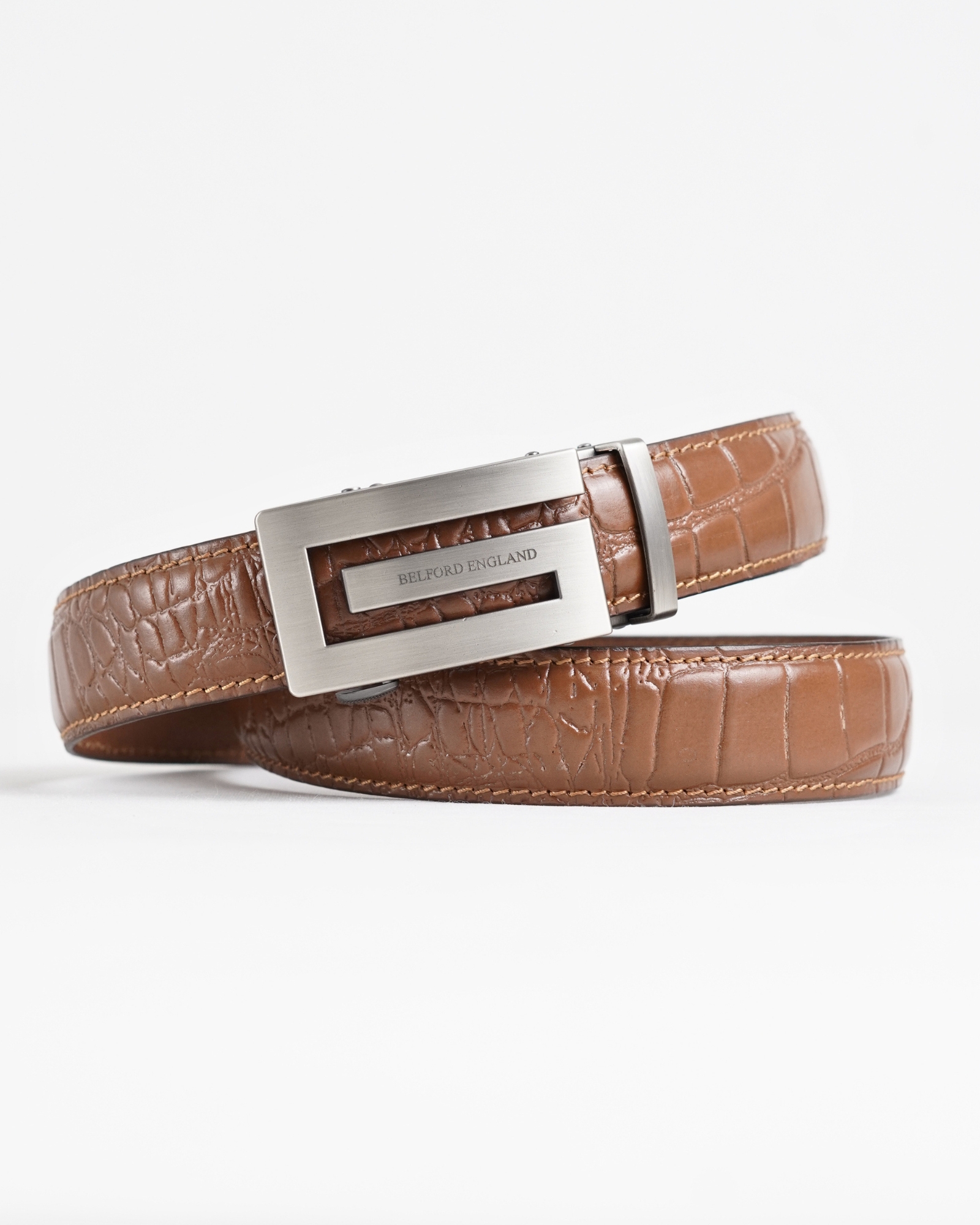 Gladiator Men's Original Leather Autolock Belt  (Croco Tan) - 28-44 - Image 3