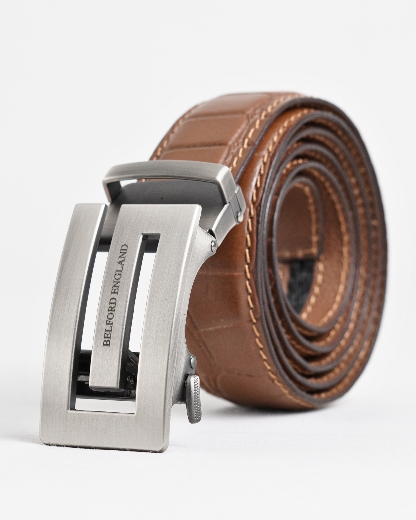 Gladiator Men's Original Leather Autolock Belt  (Croco Tan) - 28-44 - Image 2