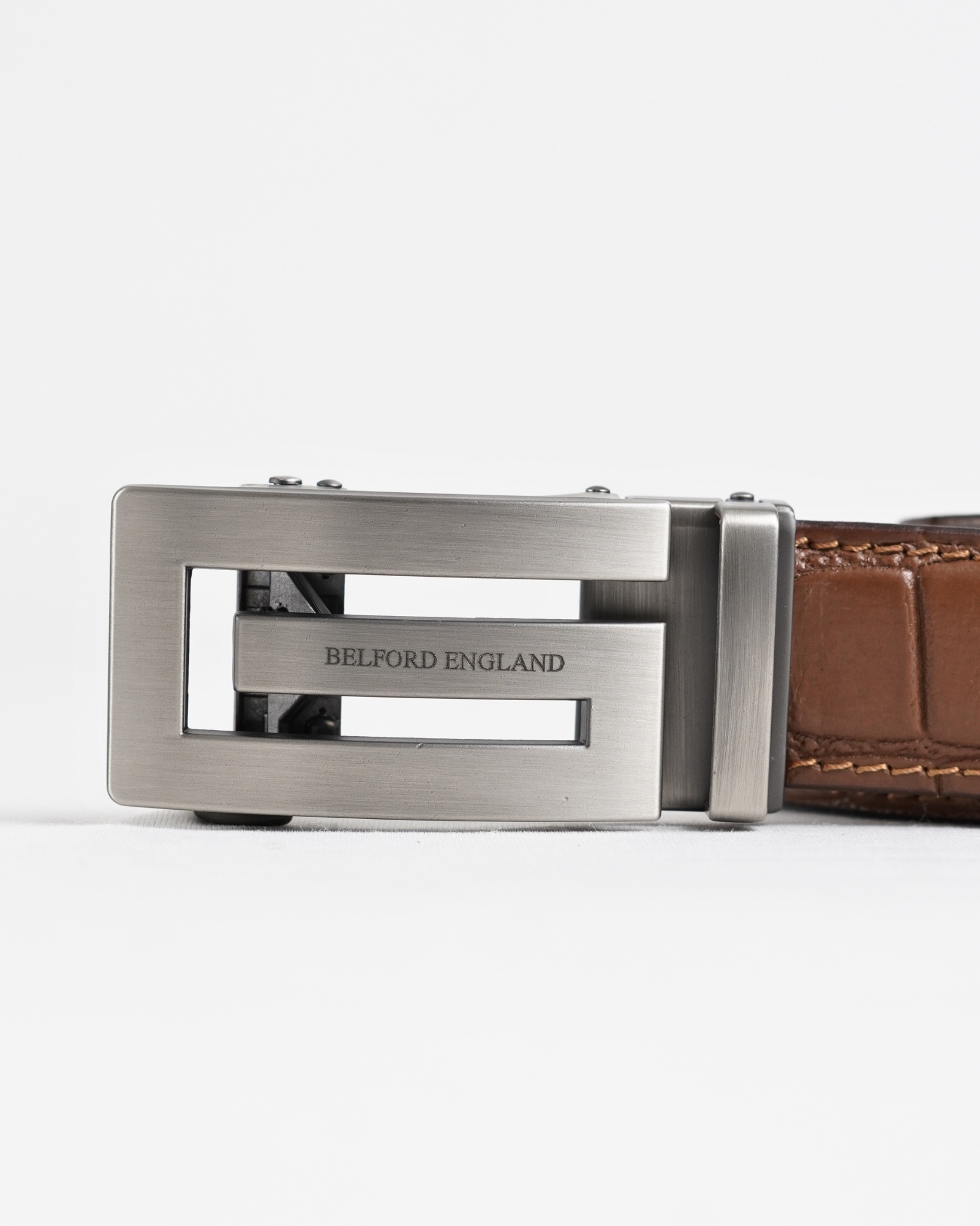 Gladiator Men's Original Leather Autolock Belt  (Croco Tan) - 28-44 - Image 6