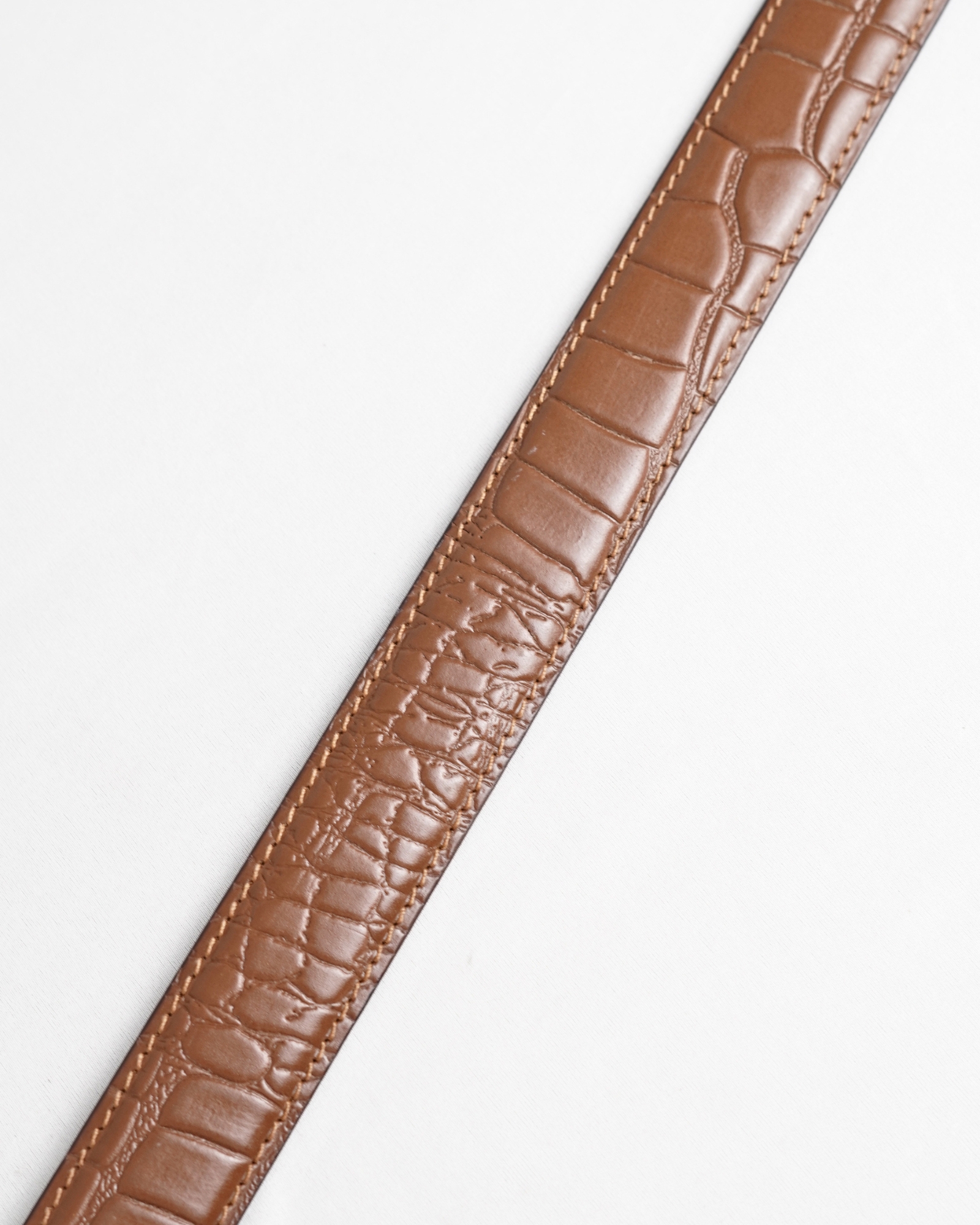 Manchester Men's Original Leather Autolock Belt (Croco Tan) - 28-44 - Image 4