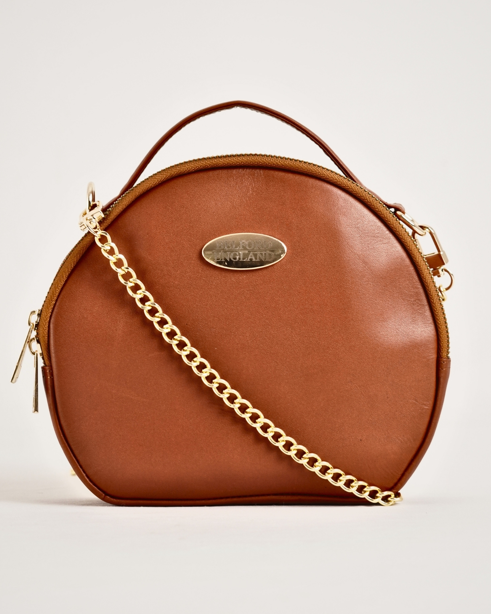 Hazel - Women's Original Leather Handbag (Lux Tan)