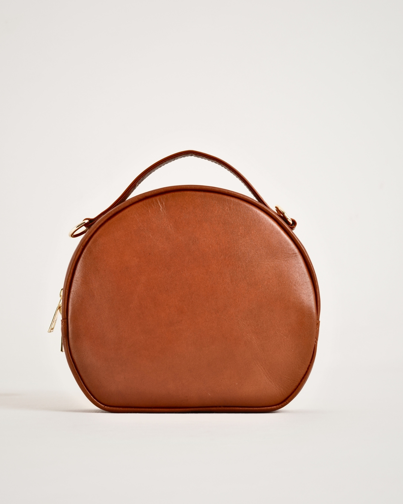 Hazel - Women's Original Leather Handbag (Lux Tan) - Image 5