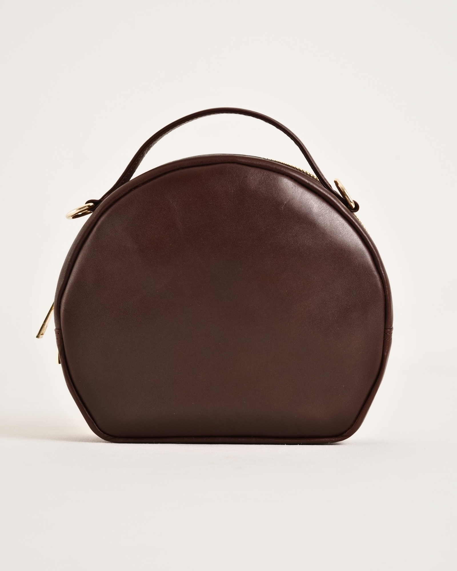 Hazel - Women's Original Leather Handbag (Lux Cherry) - Image 3