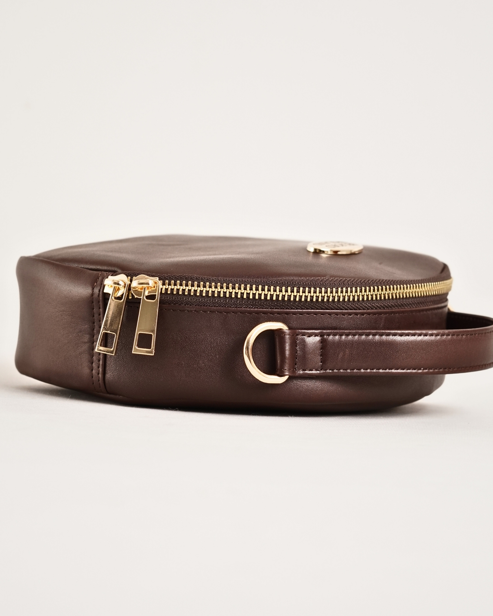 Hazel - Women's Original Leather Handbag (Lux Cherry) - Image 7
