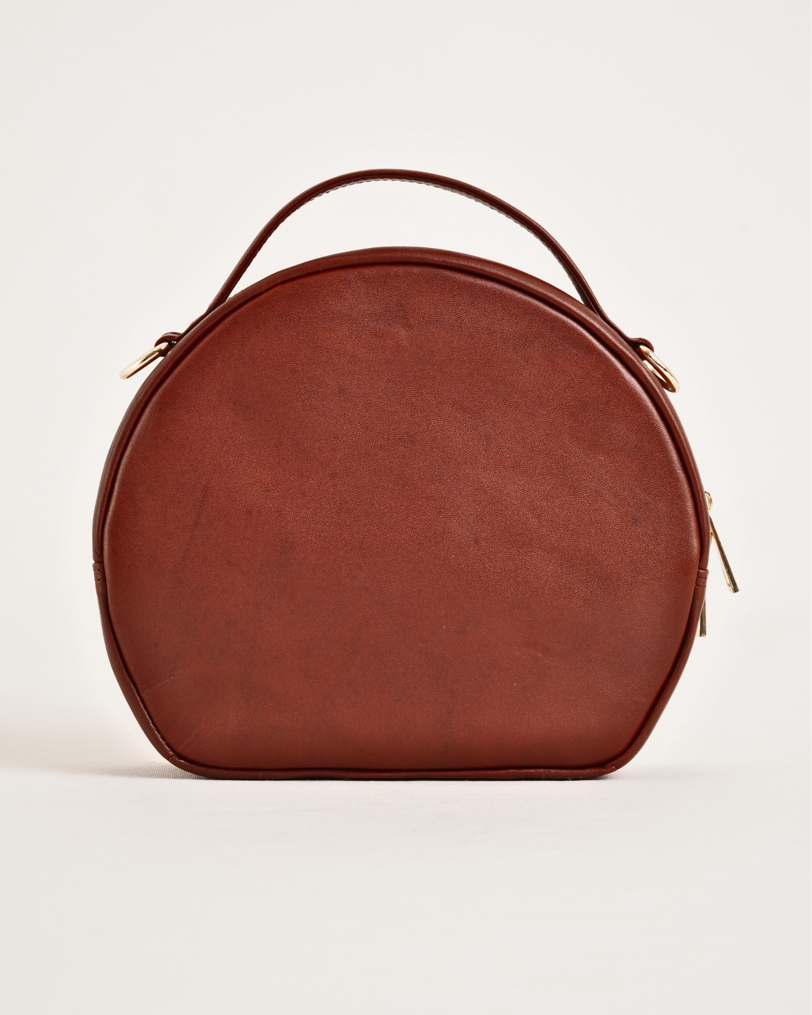 Hazel - Women's Original Leather Handbag (Lux Brown) - Image 4