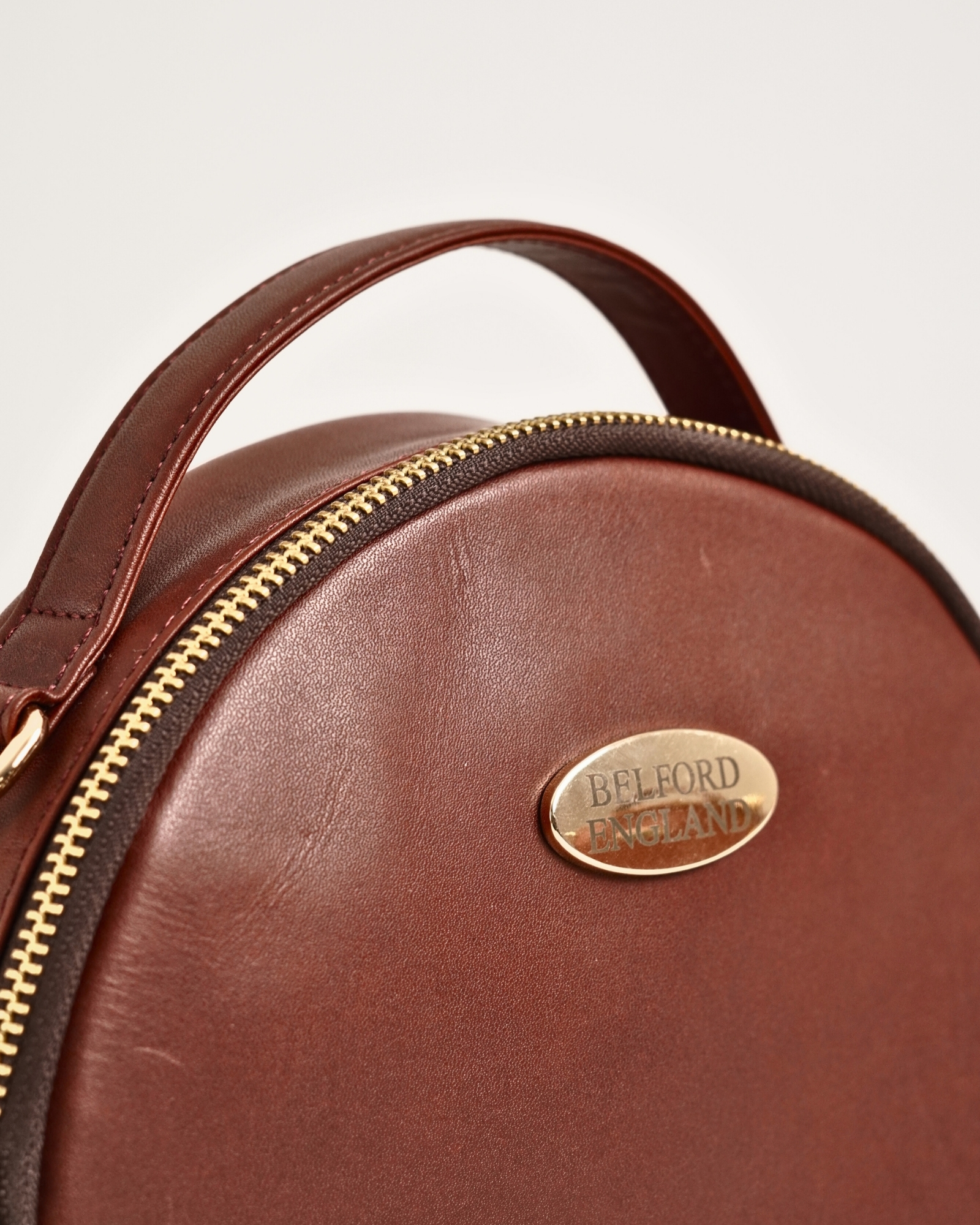 Hazel - Women's Original Leather Handbag (Lux Brown) - Image 5