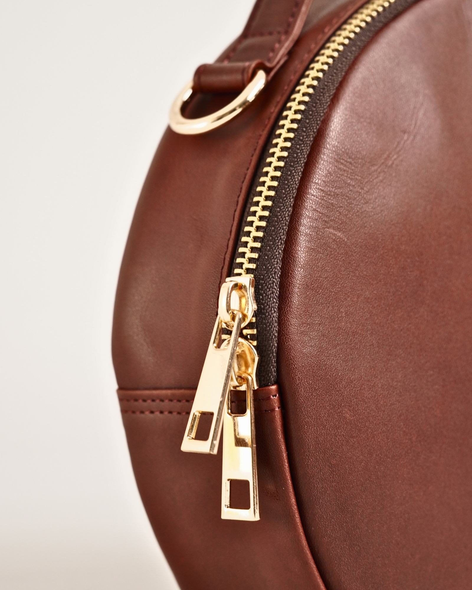 Hazel - Women's Original Leather Handbag (Lux Brown) - Image 6