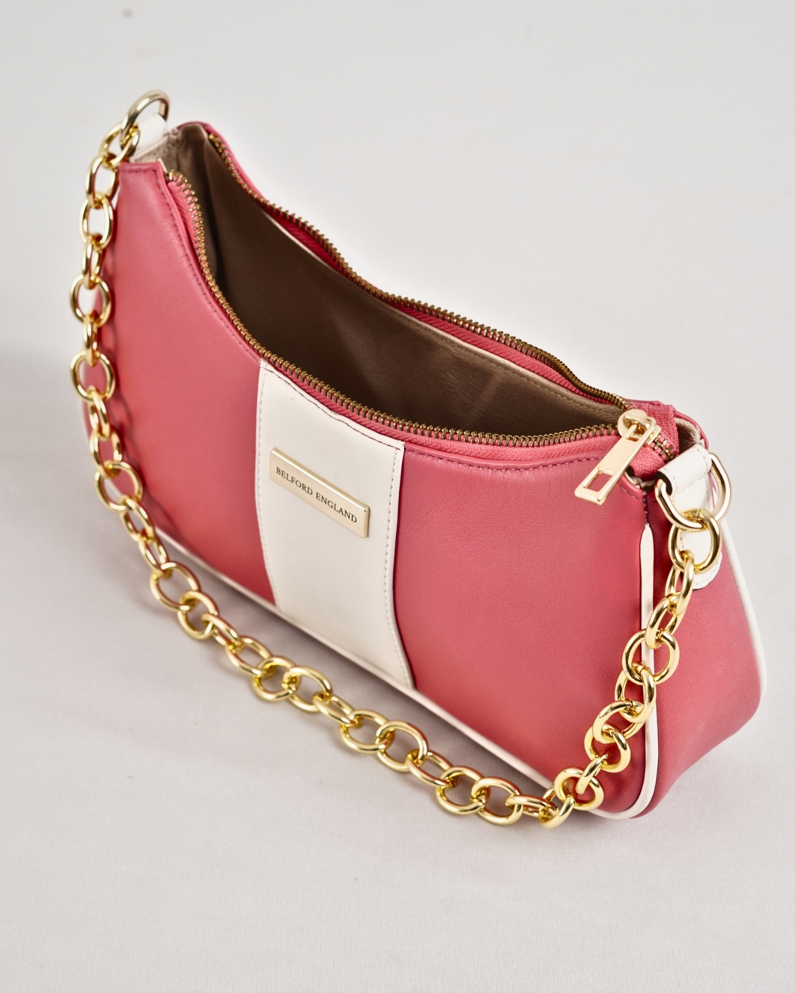 Isla - Women's Original Leather Handbag (Luxury Pink) - Image 2