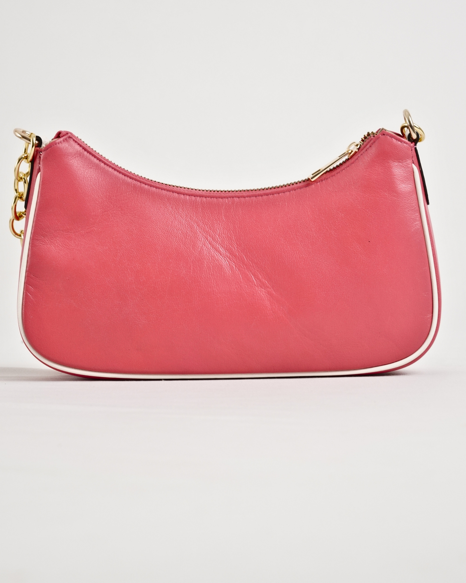 Isla - Women's Original Leather Handbag (Luxury Pink) - Image 3