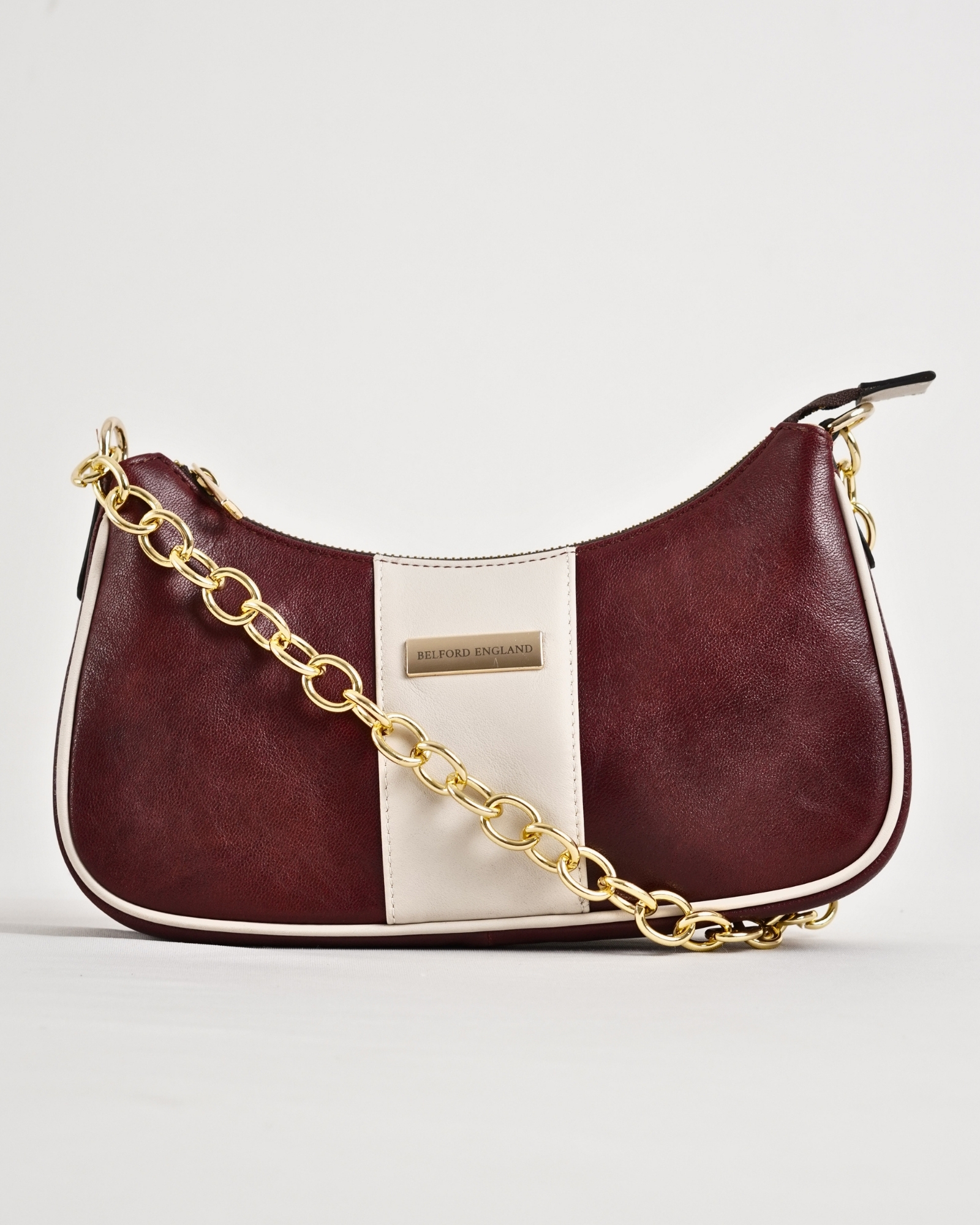 Isla - Women's Original Leather Handbag (Lux Cherry Blend) - Image 2