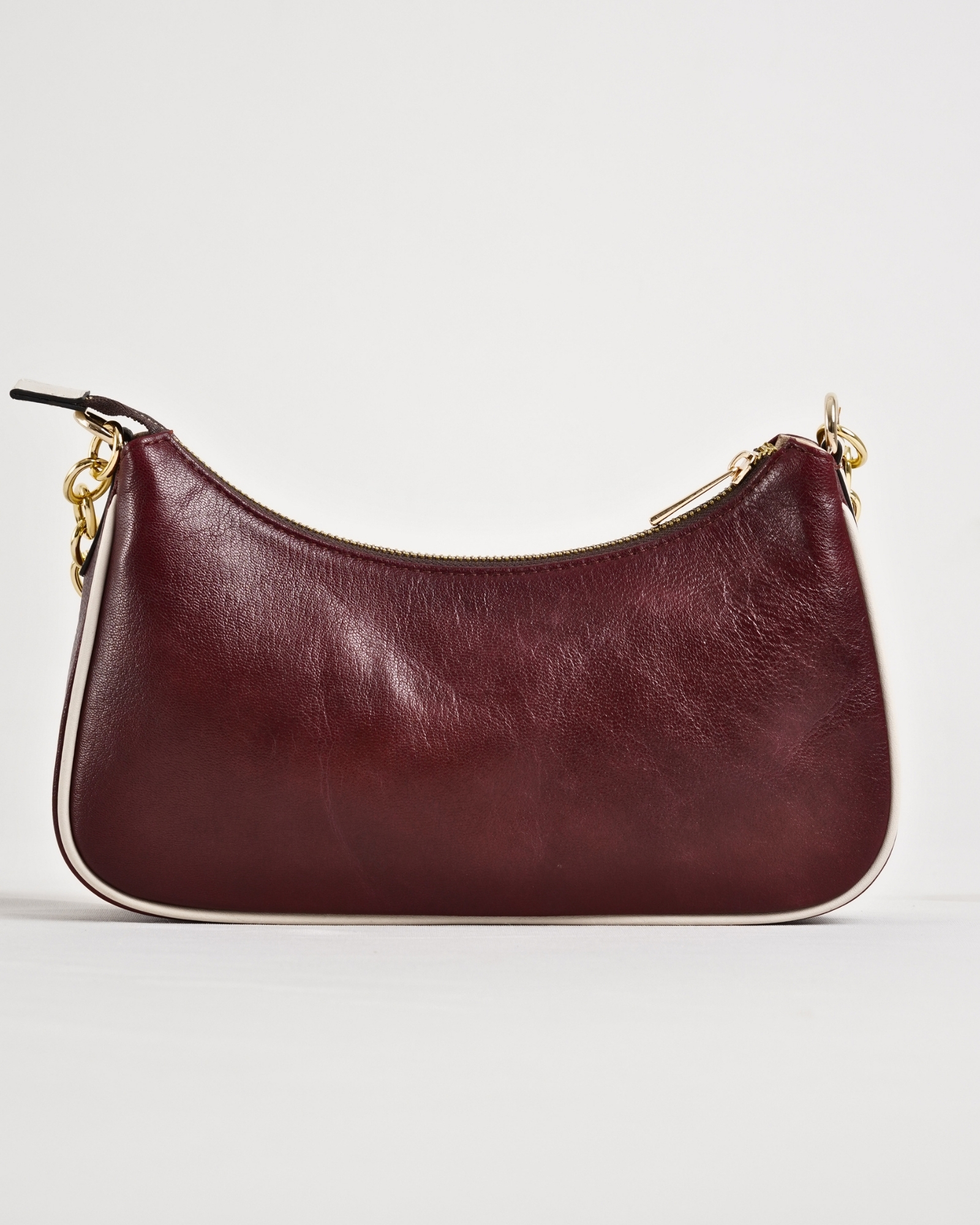 Isla - Women's Original Leather Handbag (Lux Cherry Blend) - Image 4