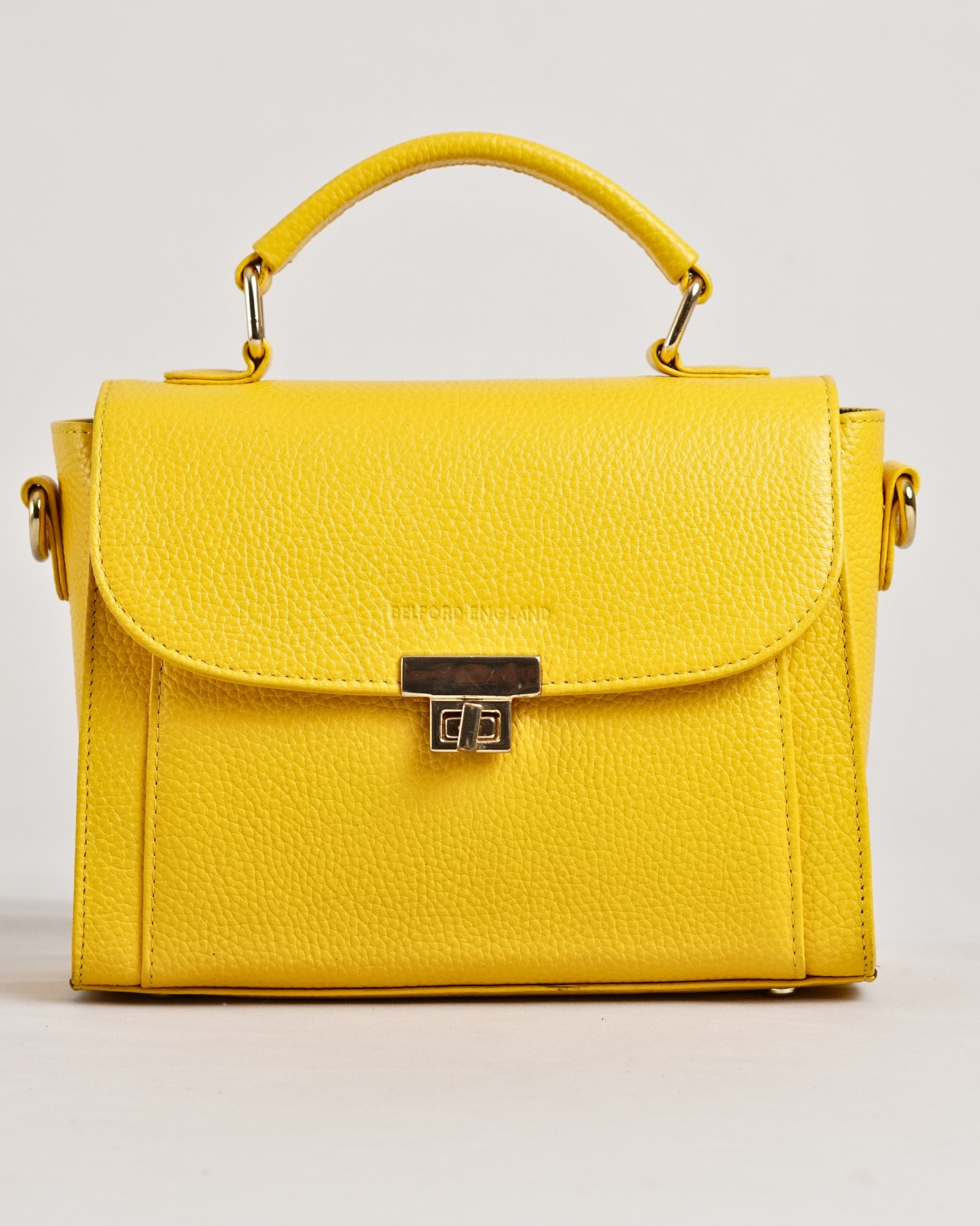 Daisy - Women's Original Leather Handbag (Posh Yellow)
