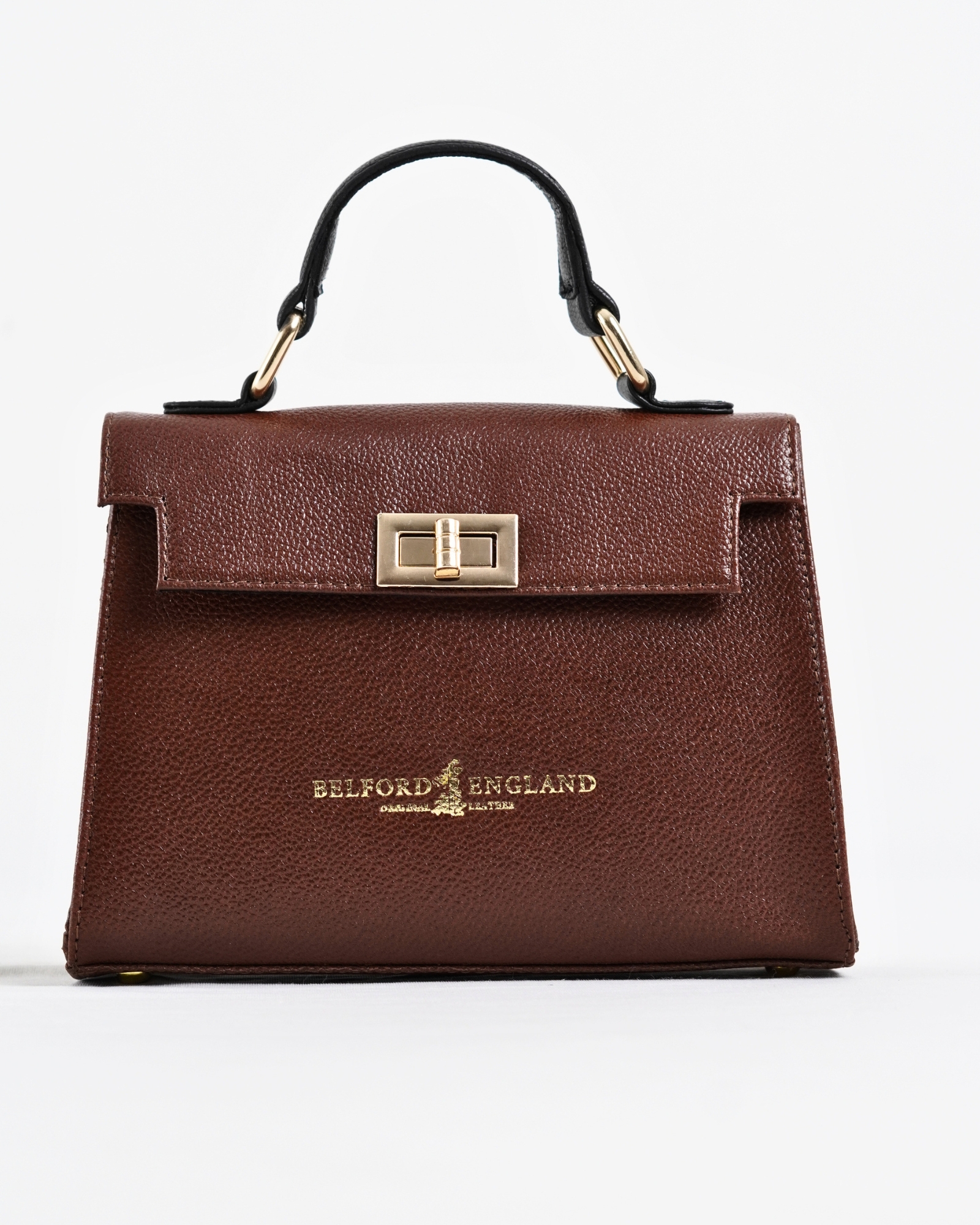 Helen  - Women's Original Leather Handbag (Luxe Cherry)