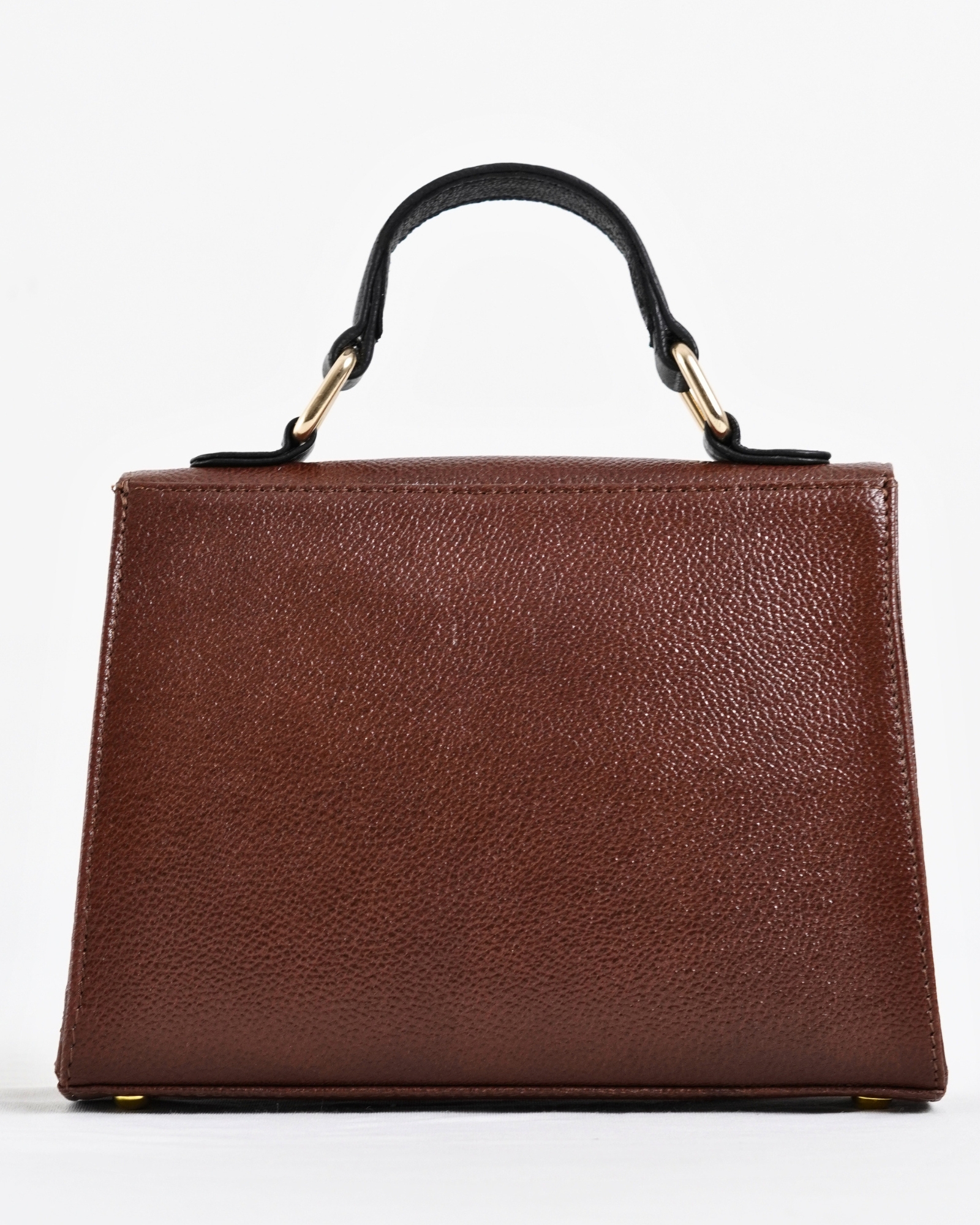 Helen  - Women's Original Leather Handbag (Luxe Cherry) - Image 3
