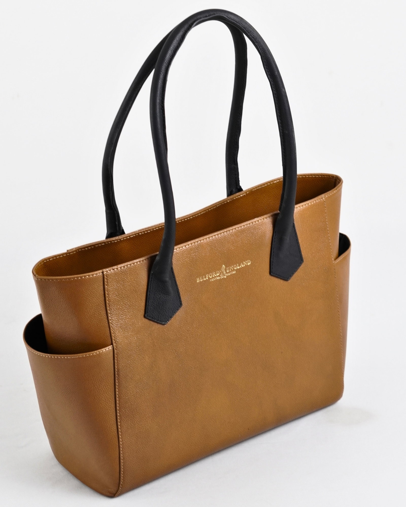 Victoria - Women's Original Leather Tote bag (Luxe Tan) - Image 7
