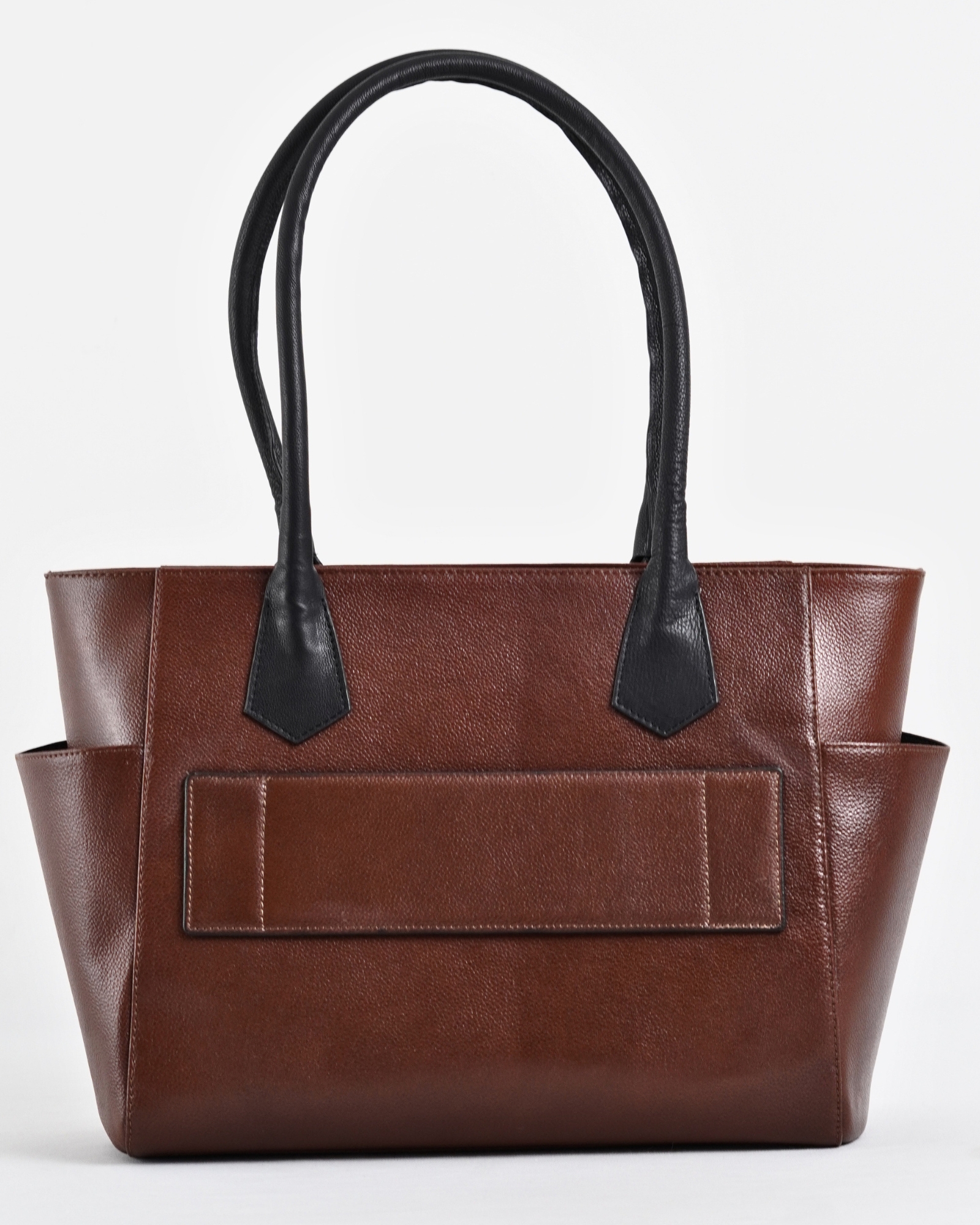 Victoria - Women's Original Leather Tote bag (Luxe Cherry) - Image 2