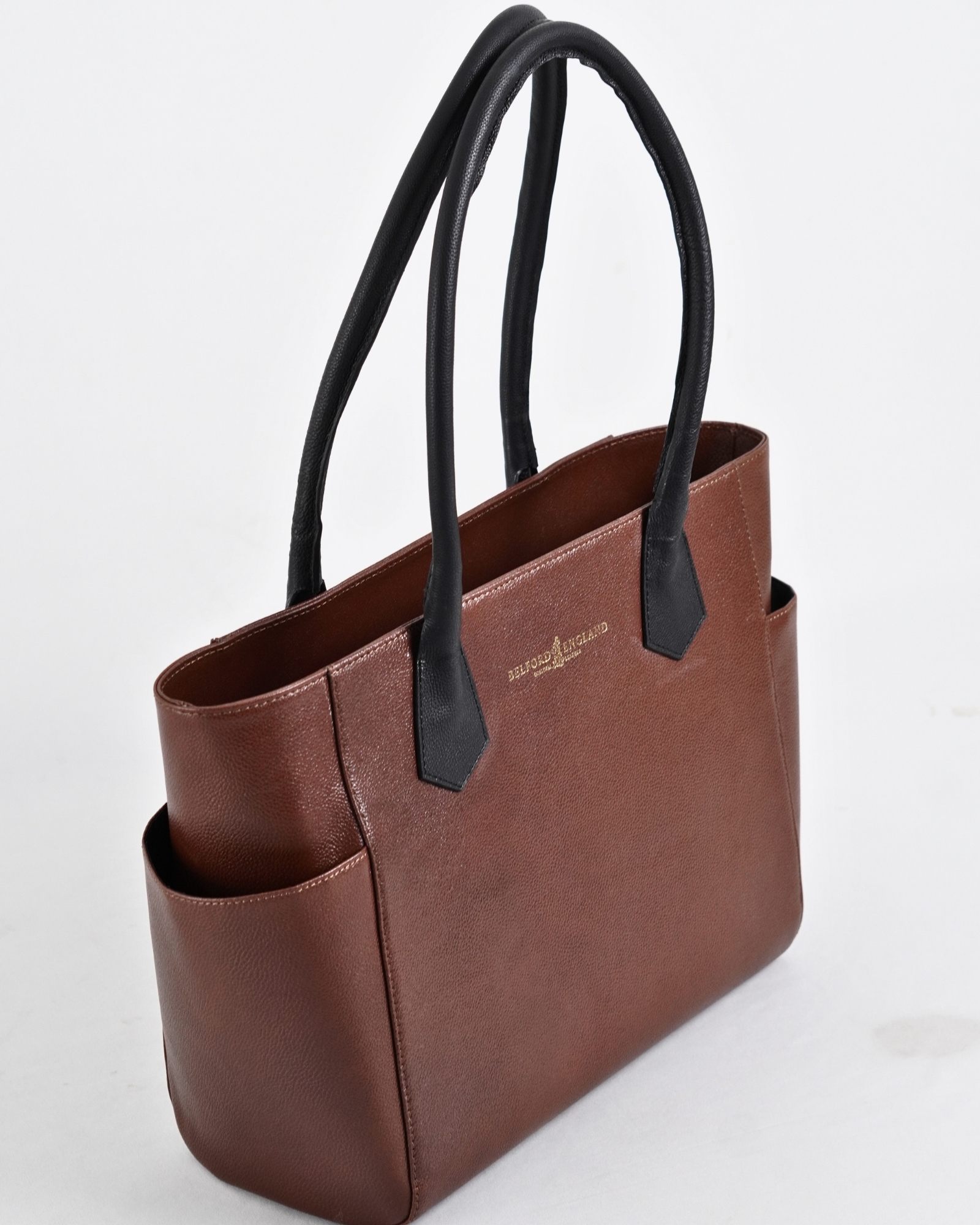 Victoria - Women's Original Leather Tote bag (Luxe Cherry) - Image 5