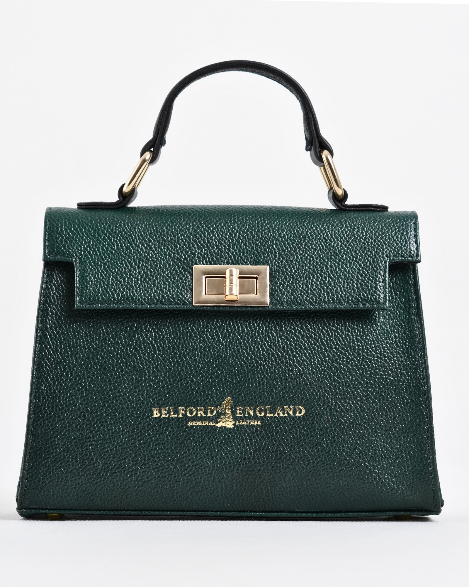 Helen  - Women's Original Leather Handbag (Luxe Green)
