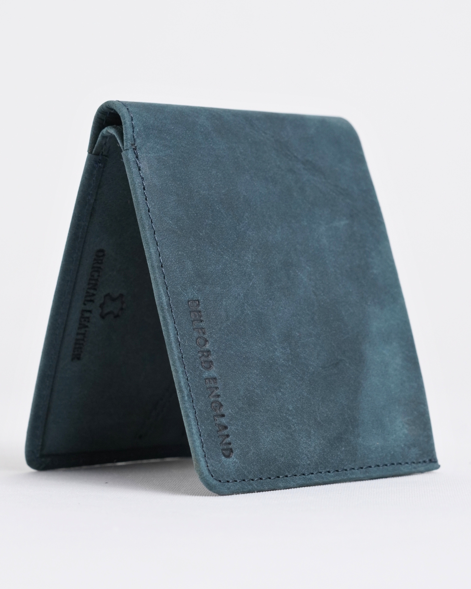 Texas (Sleek Series) - Men’s Original Leather Wallet (Rugged Green) - Image 4