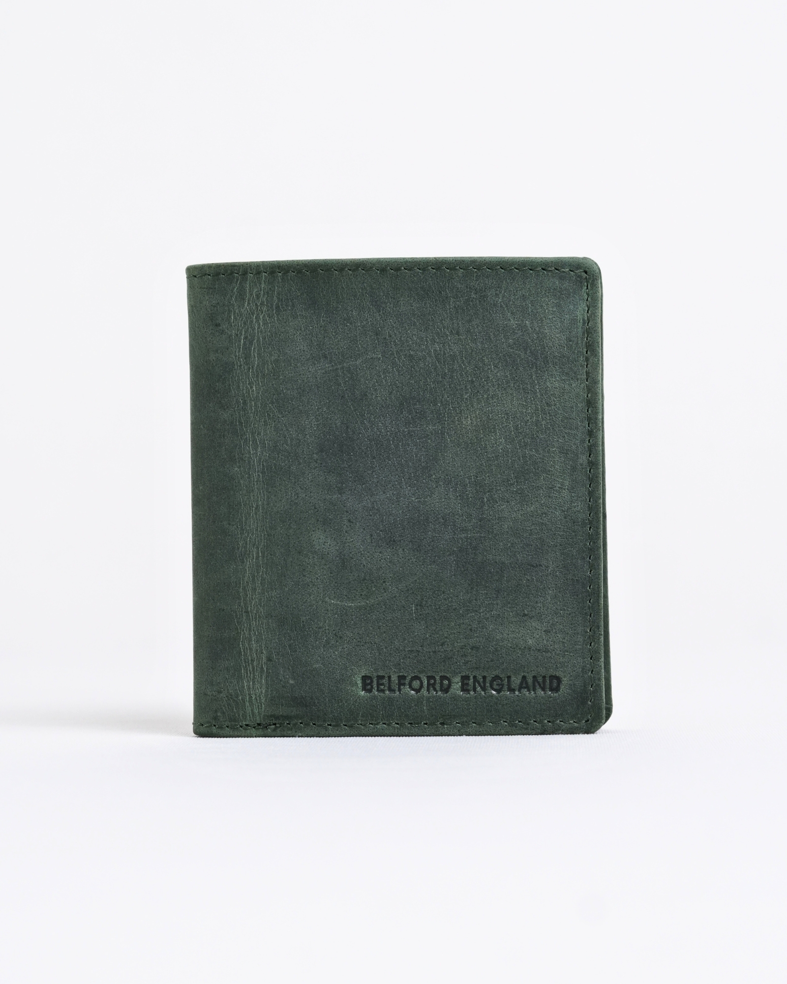 Florida (Sleek Series) - Men’s Original Leather Wallet (Rugged Green) - Image 2