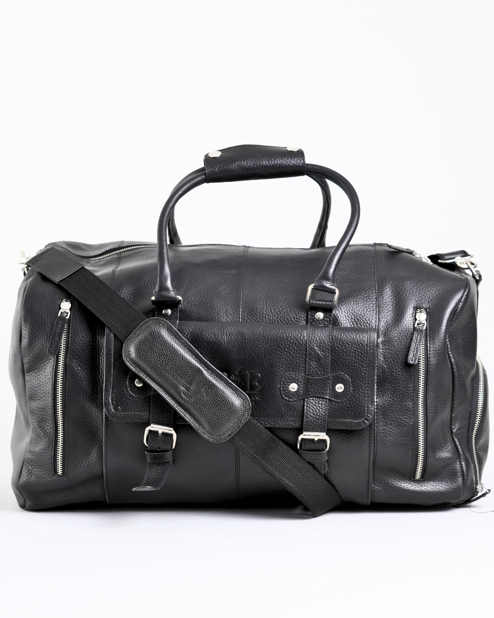 The Heritage - Original Leather Travel Bag (Posh Black) - Image 3