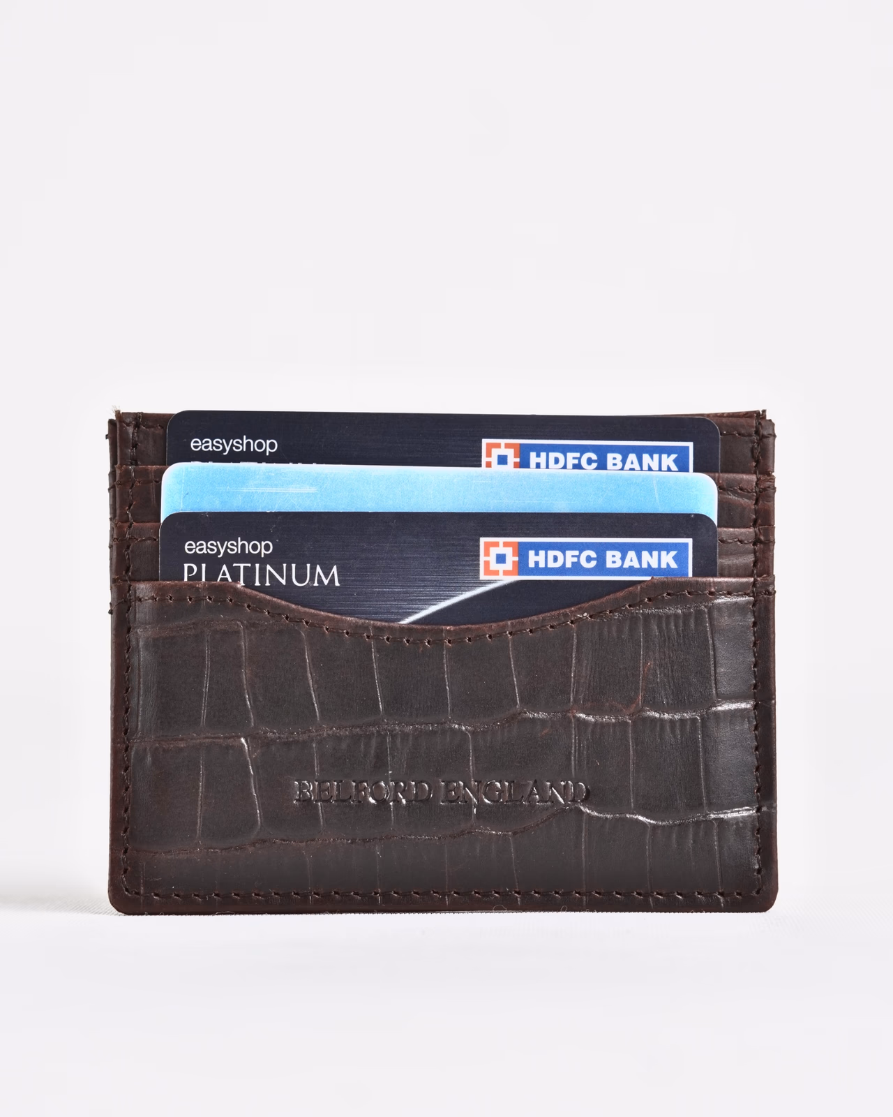 Gift For Men: Personalized Luxury Leather Wallet, Belt & Card Holder Set - Image 5