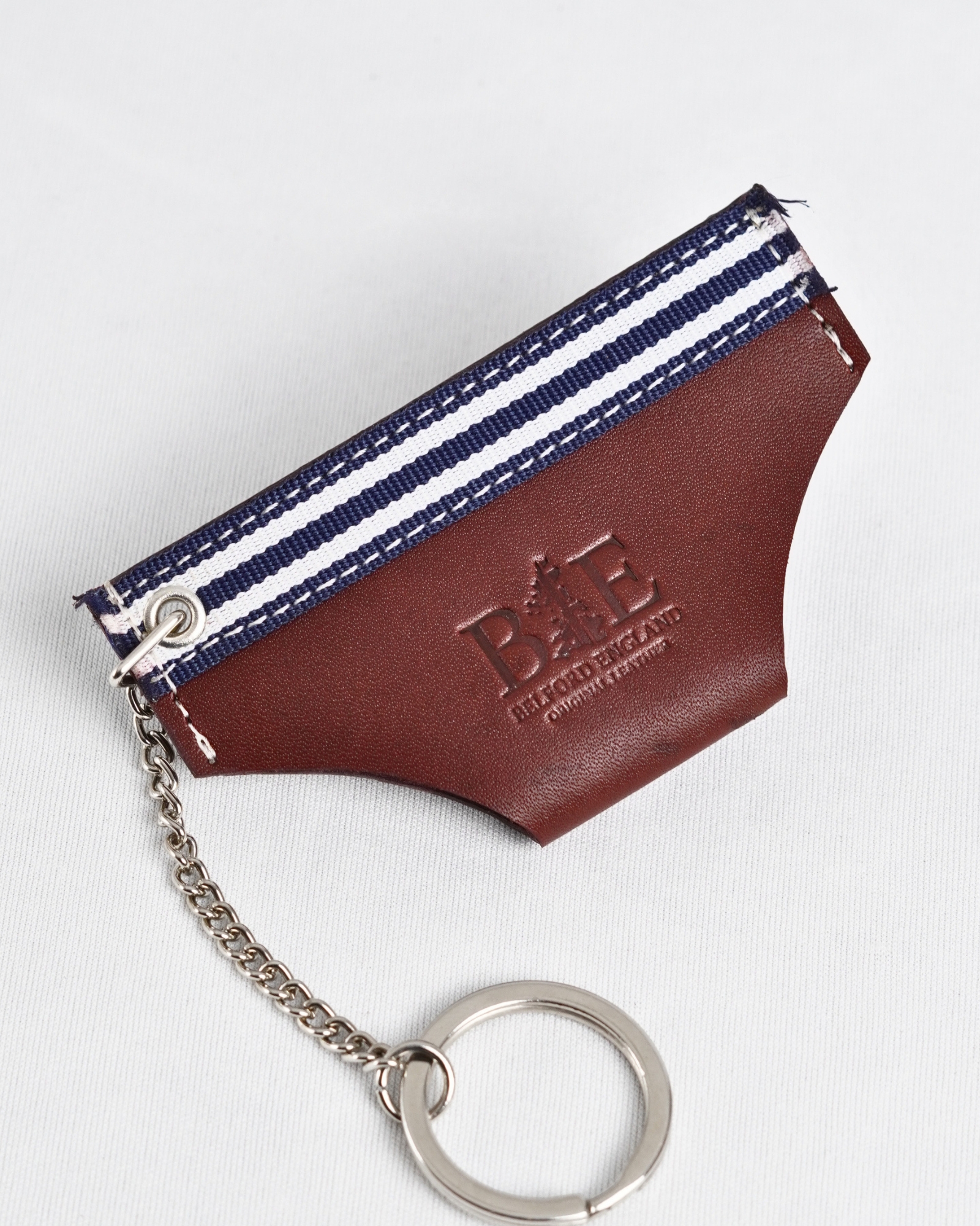 Mini Underwear Original Leather Keychain - Brown