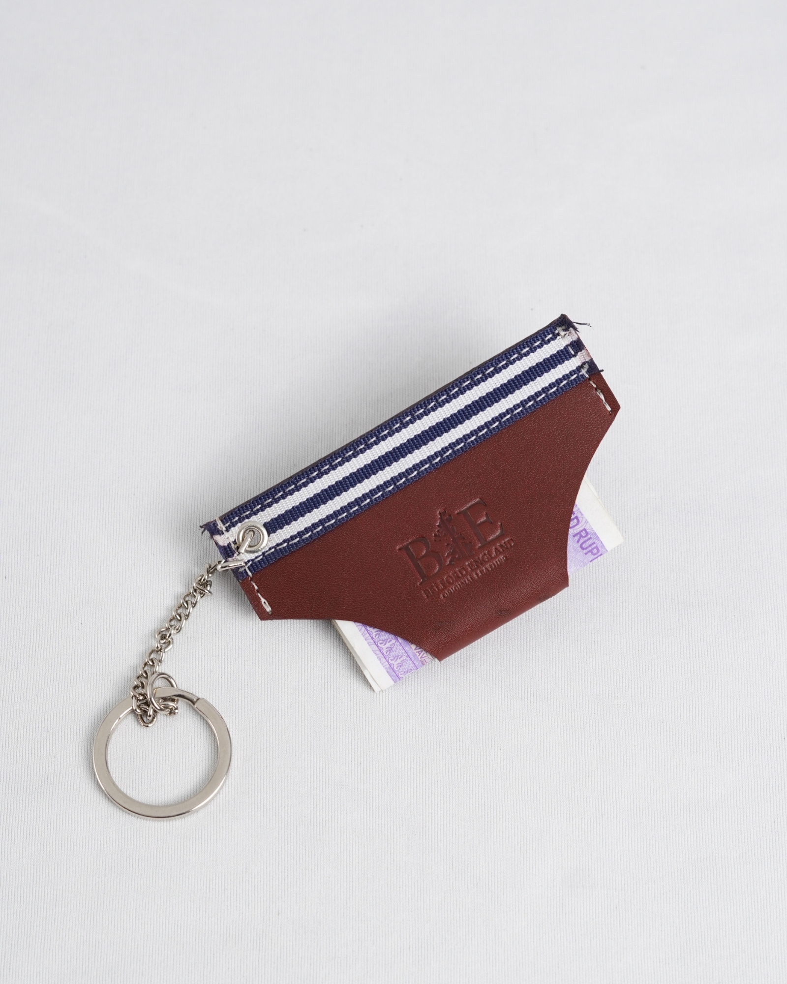 Mini Underwear Original Leather Keychain - Brown - Image 3
