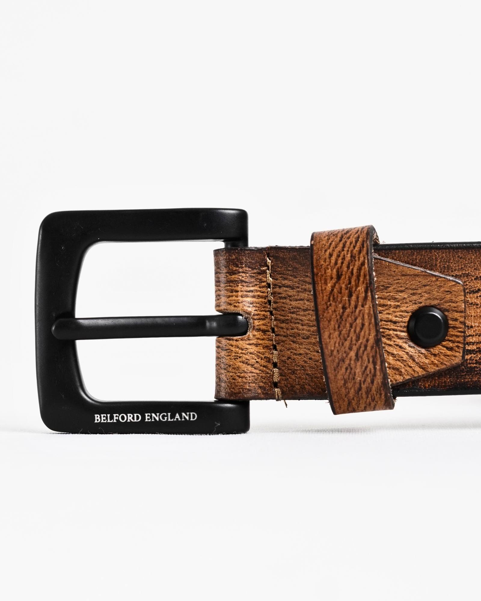 Frankfurt - Men's Original Leather Belt  (Tan) - 28-44 - Image 7