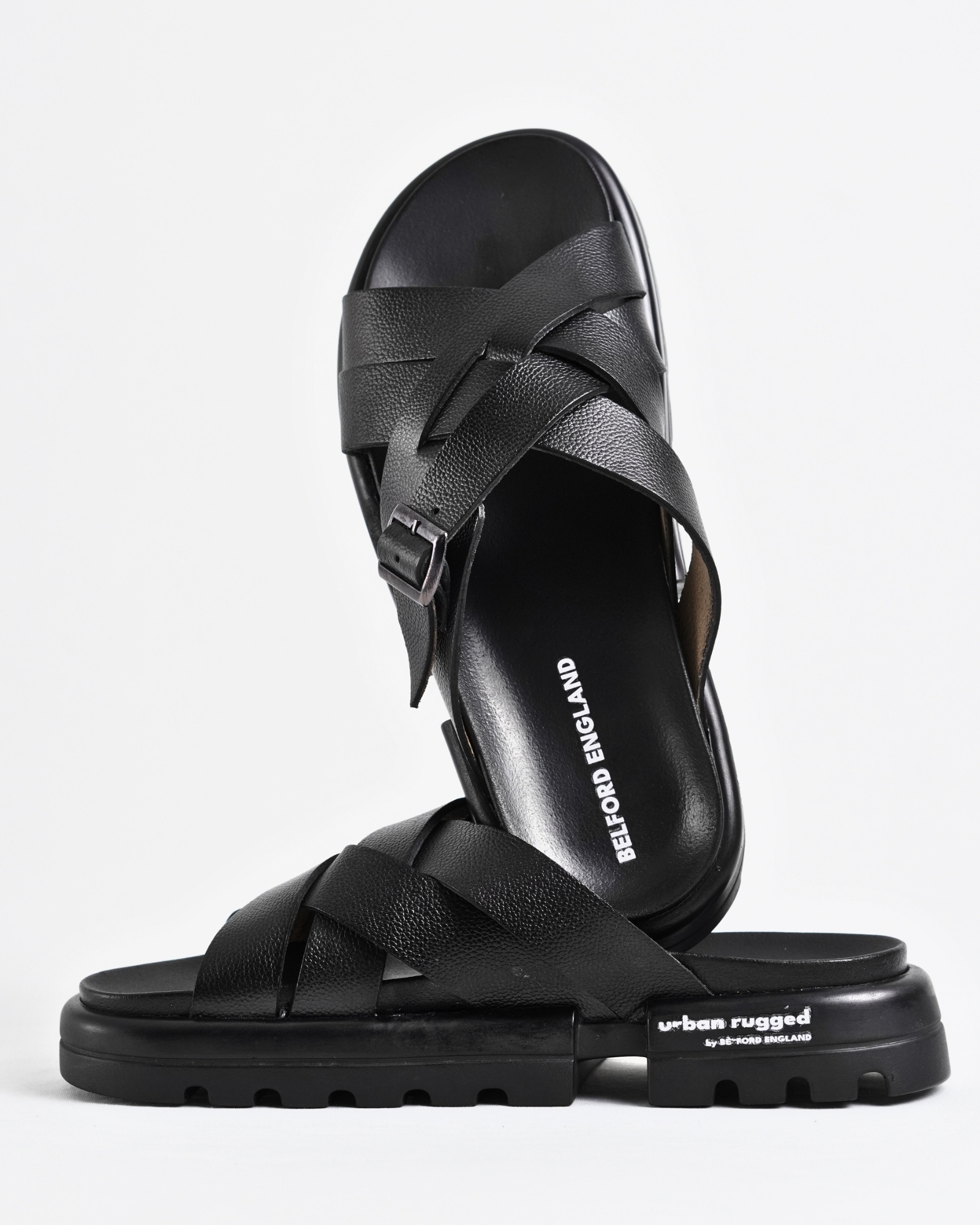 Jamaica Men’s Original Leather Sandals - (Urban Rugged Sole) - 6 - Image 4