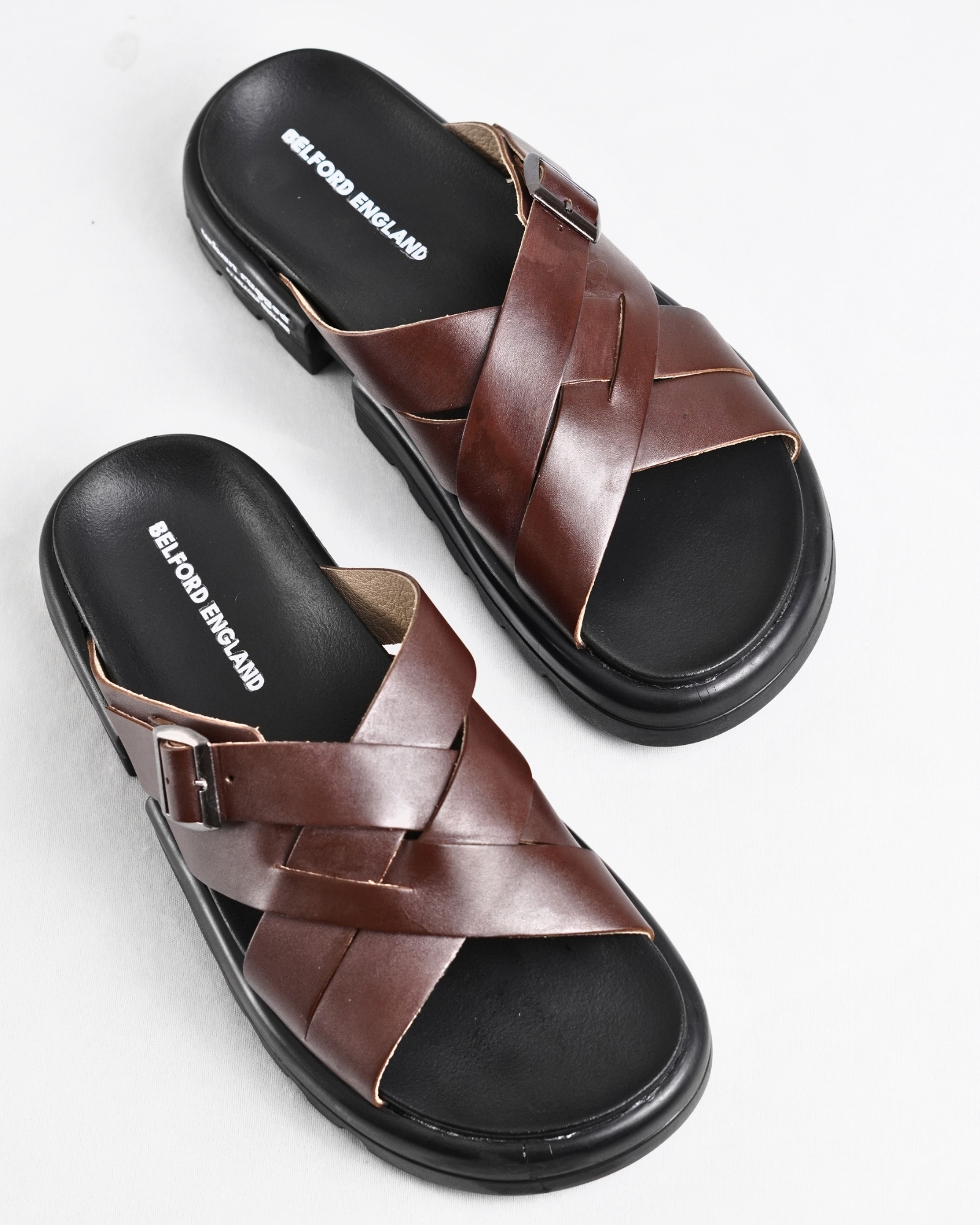 Jamaica Men’s Original Leather Sandals - (Urban Rugged Sole) - 7 - Image 6
