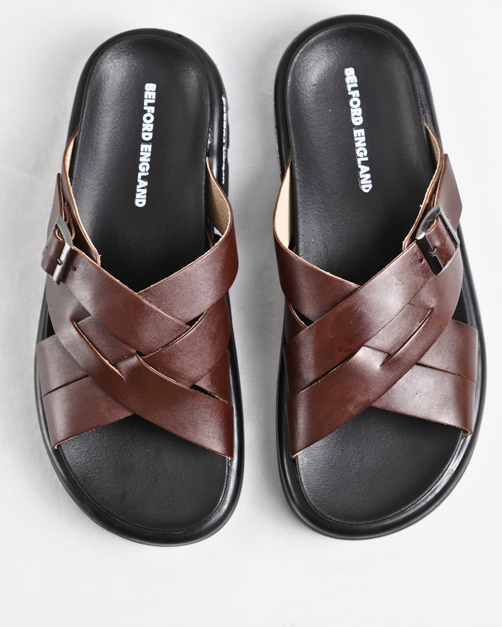 Jamaica Men’s Original Leather Sandals - (Urban Rugged Sole) - 7 - Image 7