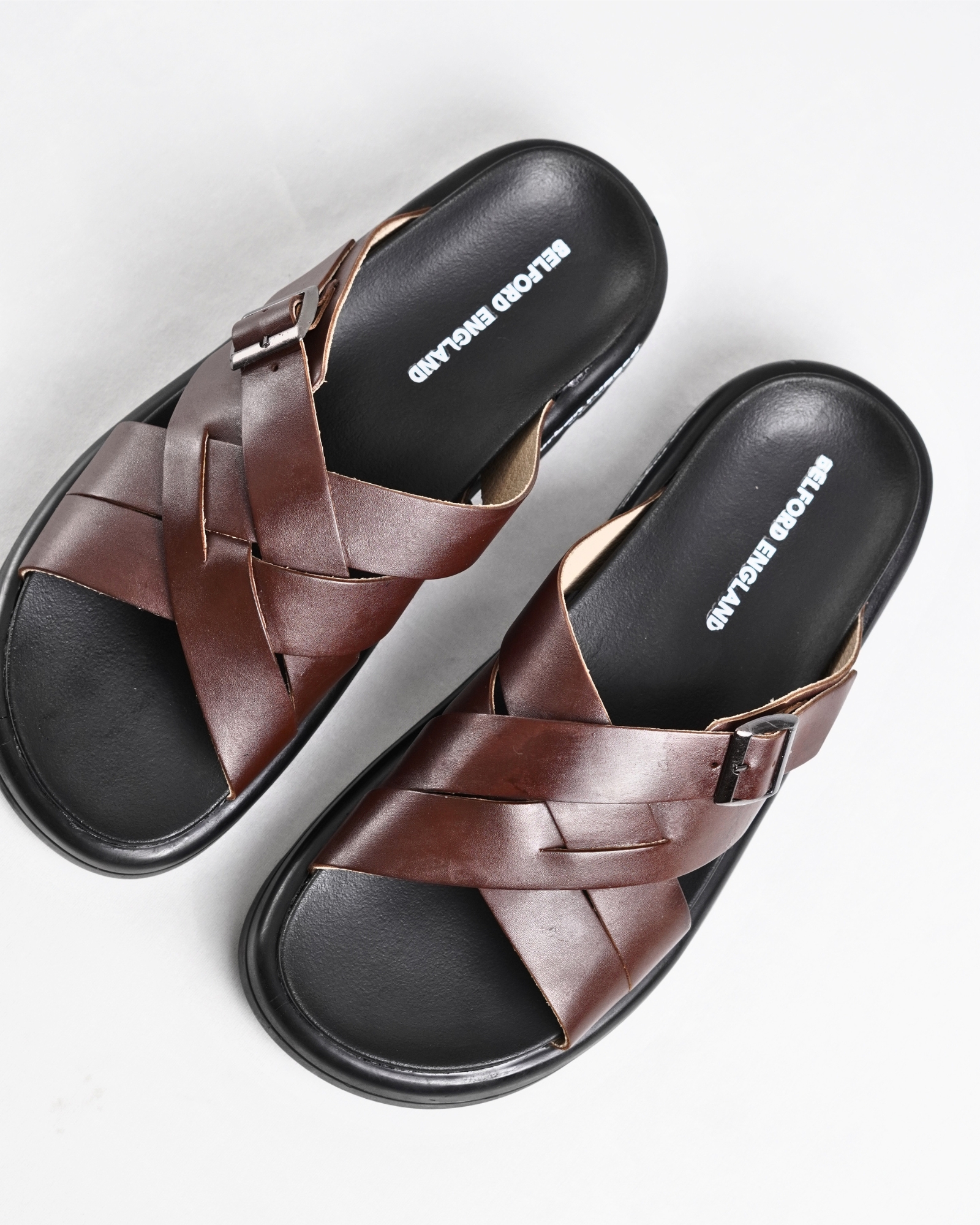 Jamaica Men’s Original Leather Sandals - (Urban Rugged Sole) - 7 - Image 9