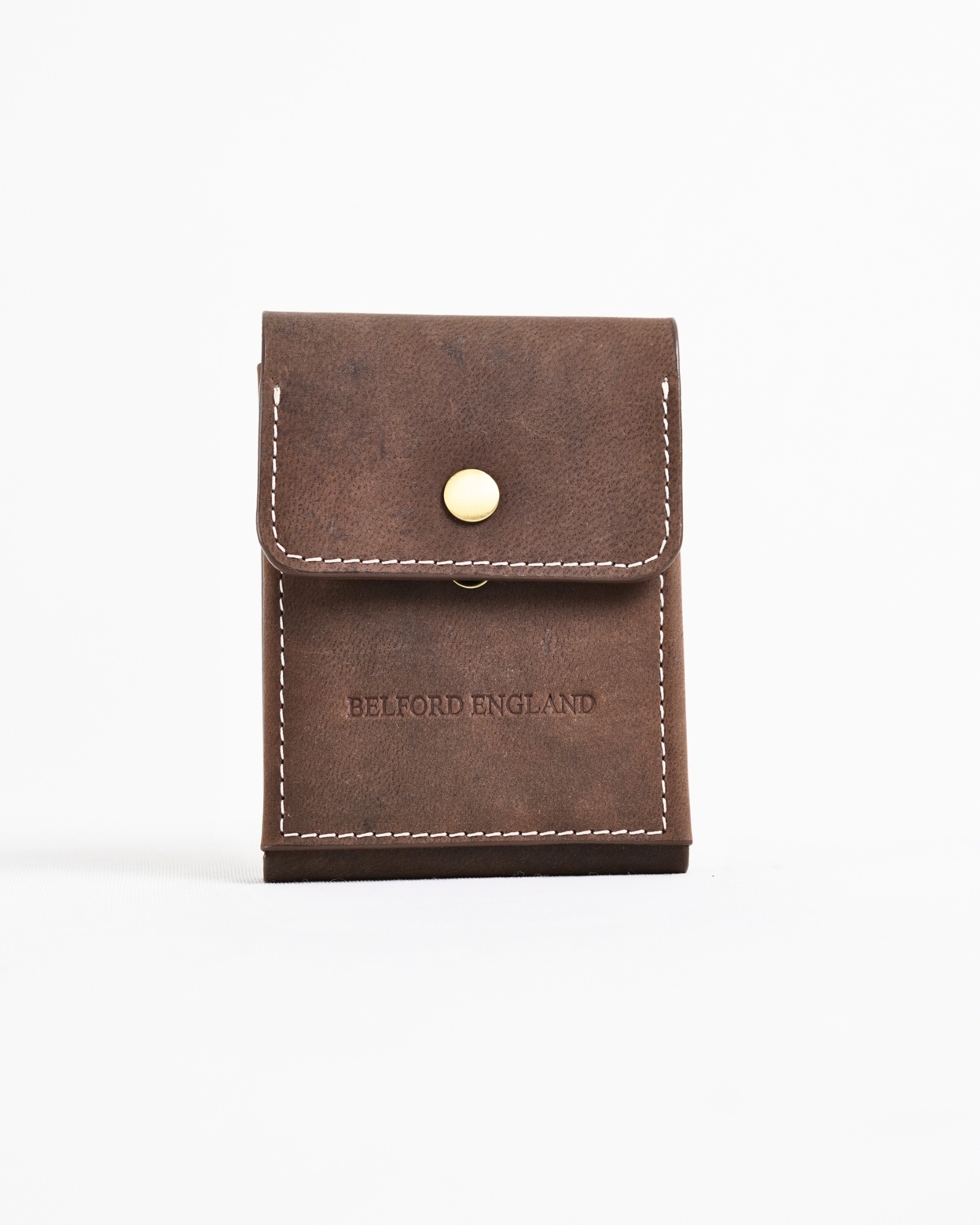 Milton - Men’s Original Leather Minimalist Wallet (Rugged Brown) - Image 2
